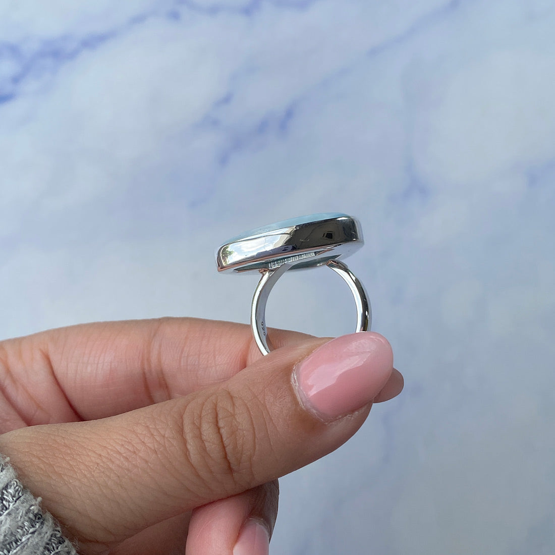 Larimar Adjustable Ring-(LAR-R-739.)