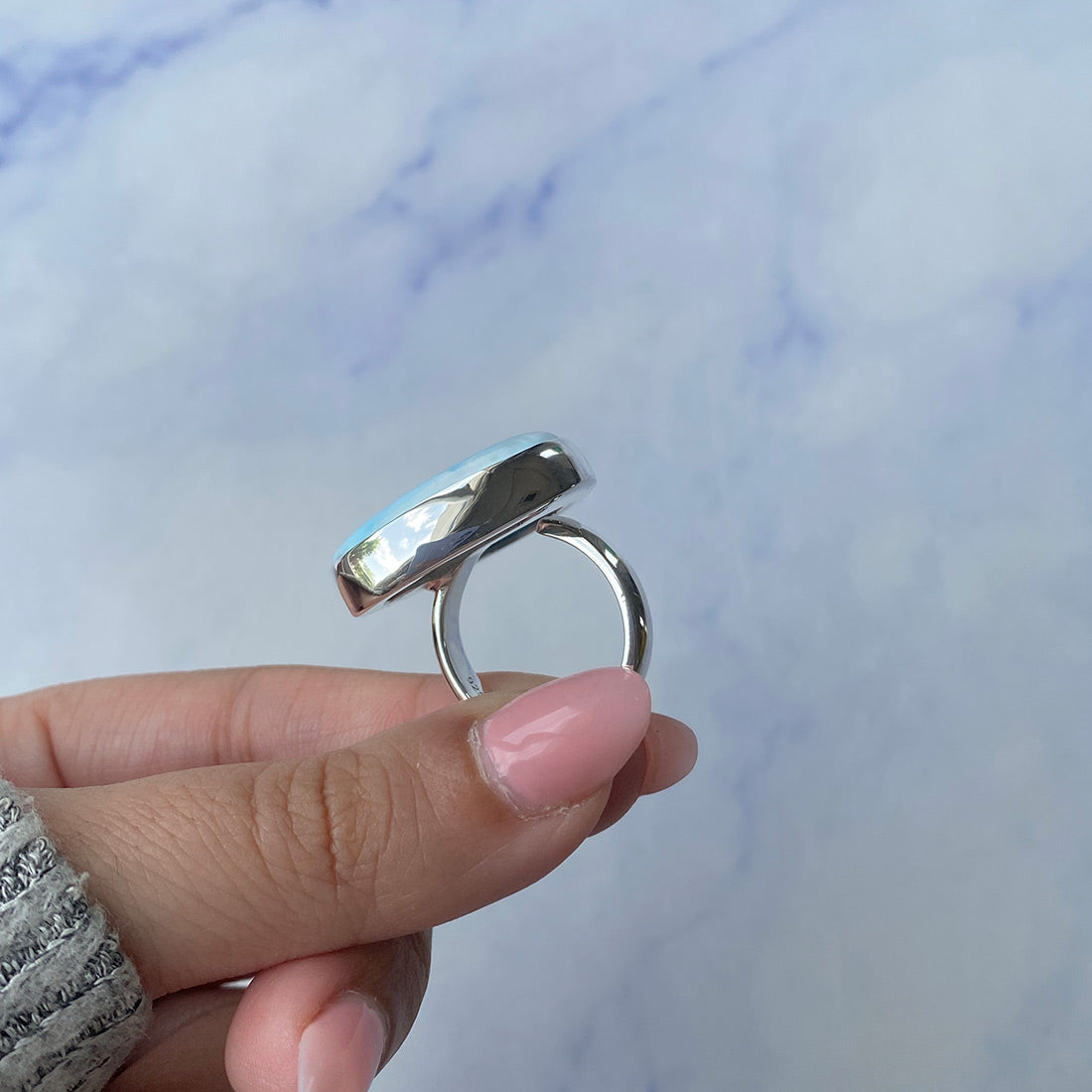 Larimar Adjustable Ring-(LAR-R-745.)