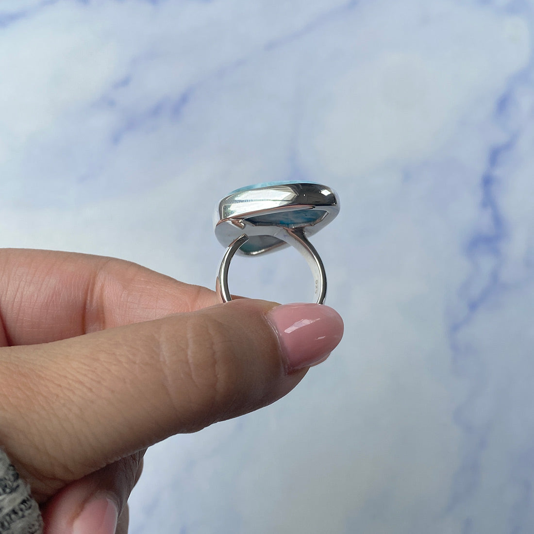 Larimar Adjustable Ring-(LAR-R-760.)