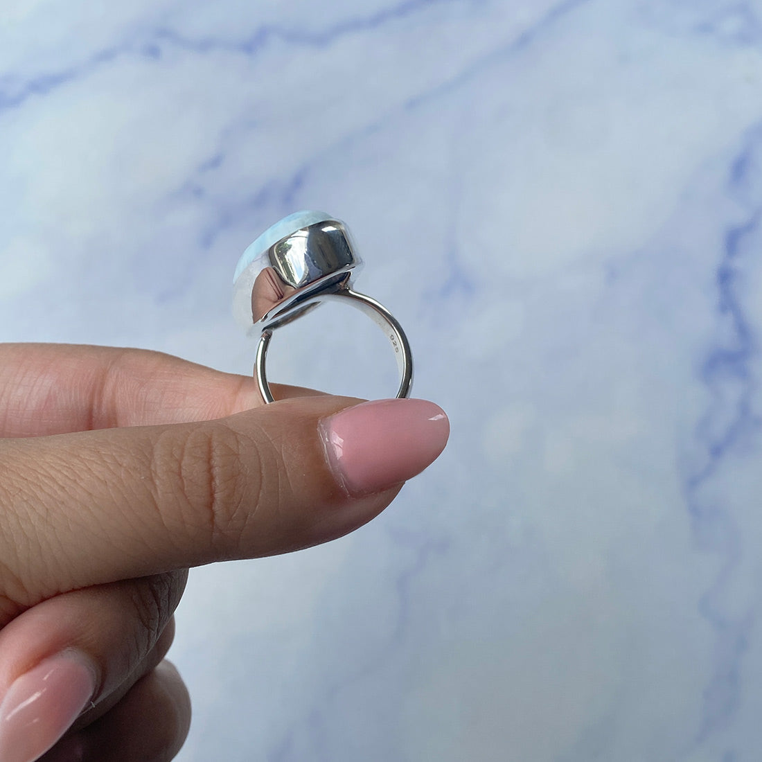 Larimar Adjustable Ring-(LAR-R-772.)