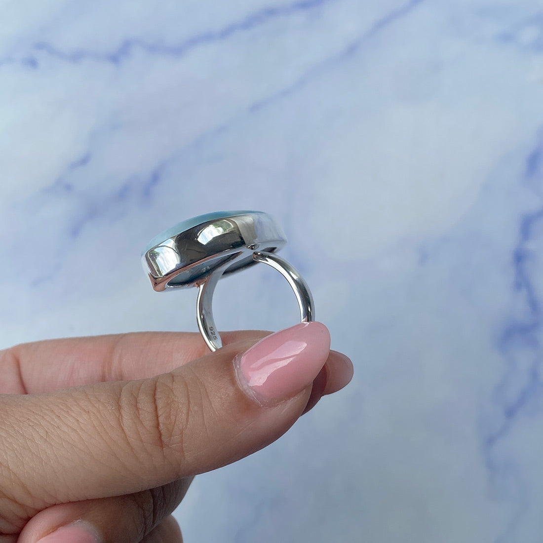 Larimar Adjustable Ring-(LAR-R-774.)