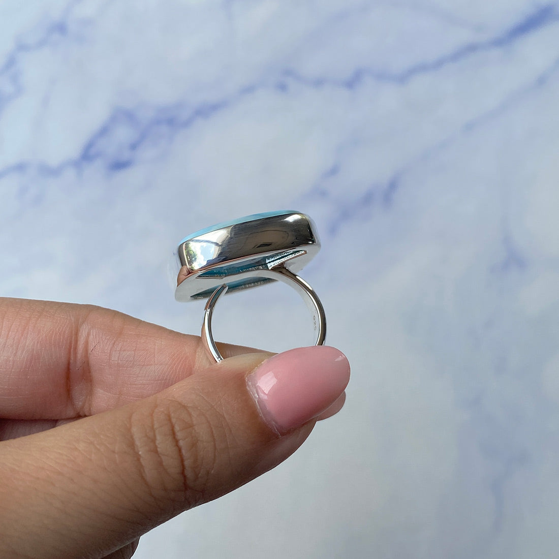 Larimar Adjustable Ring-(LAR-R-787.)