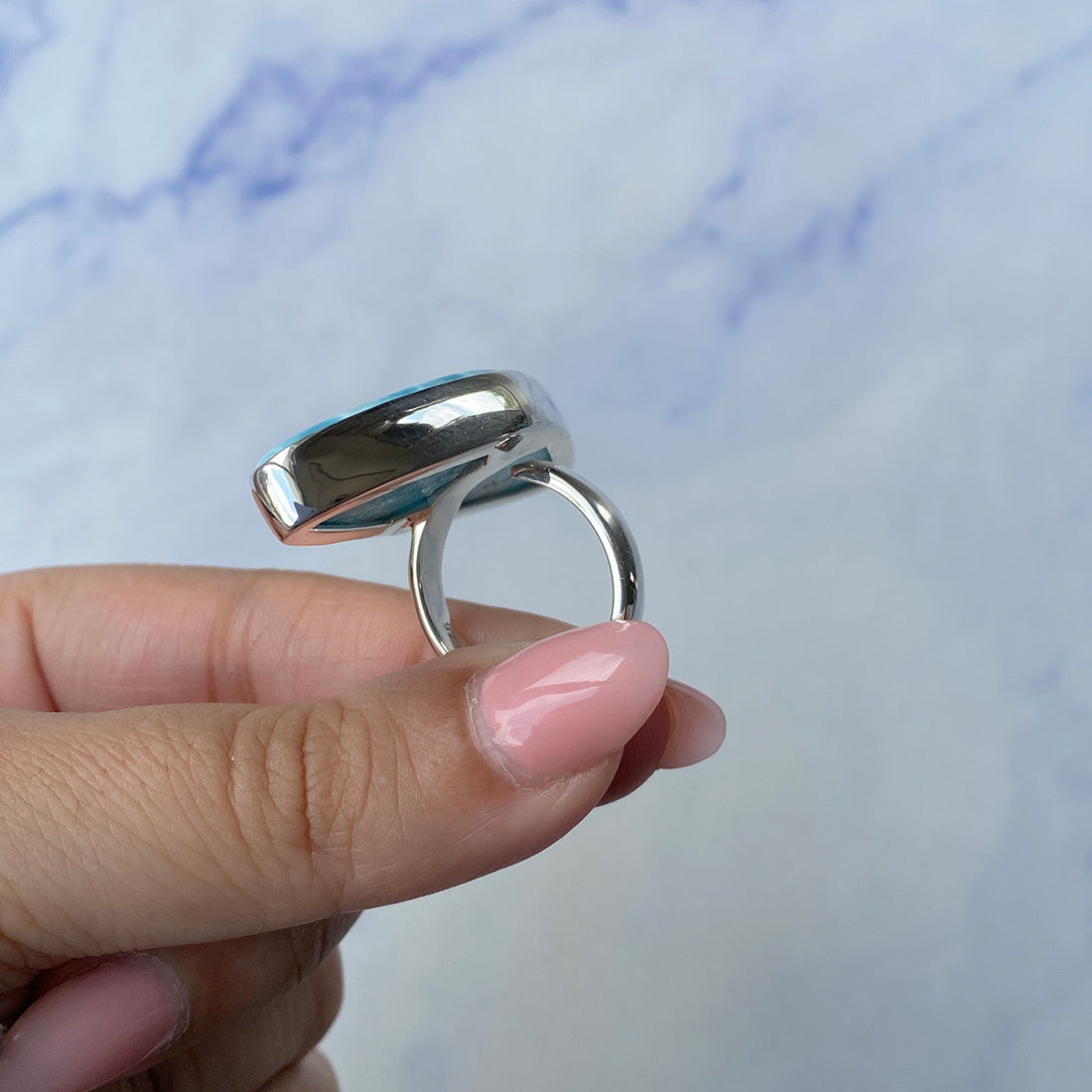 Larimar Adjustable Ring-(LAR-R-788.)