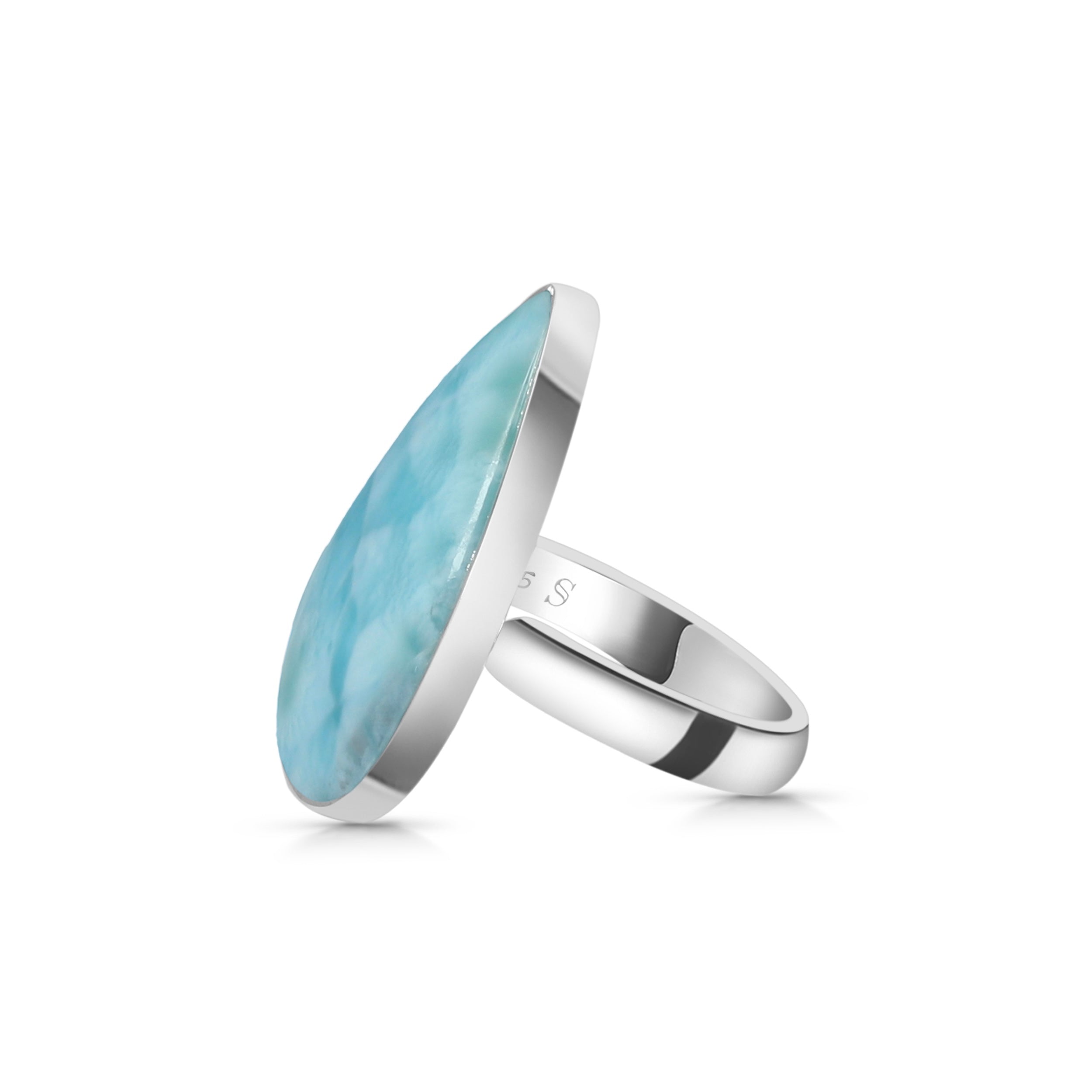 Larimar Adjustable Ring-(LAR-R-79.)