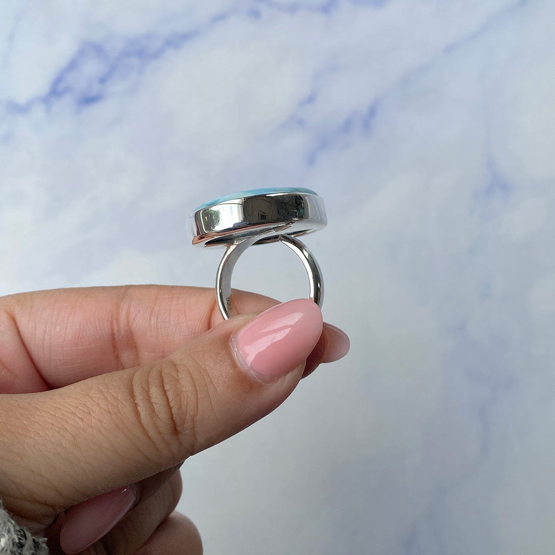 Larimar Adjustable Ring-(LAR-R-795.)