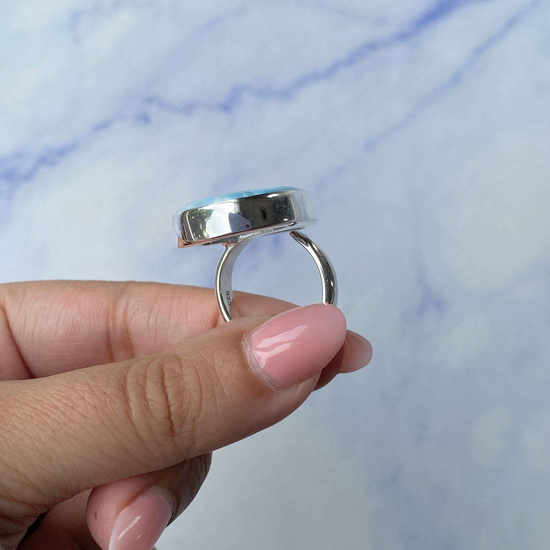 Larimar Adjustable Ring-(LAR-R-798.)