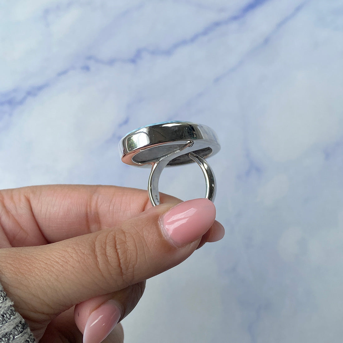 Larimar Adjustable Ring-(LAR-R-799.)