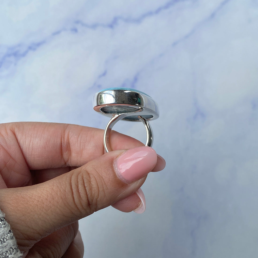 Larimar Adjustable Ring-(LAR-R-810.)