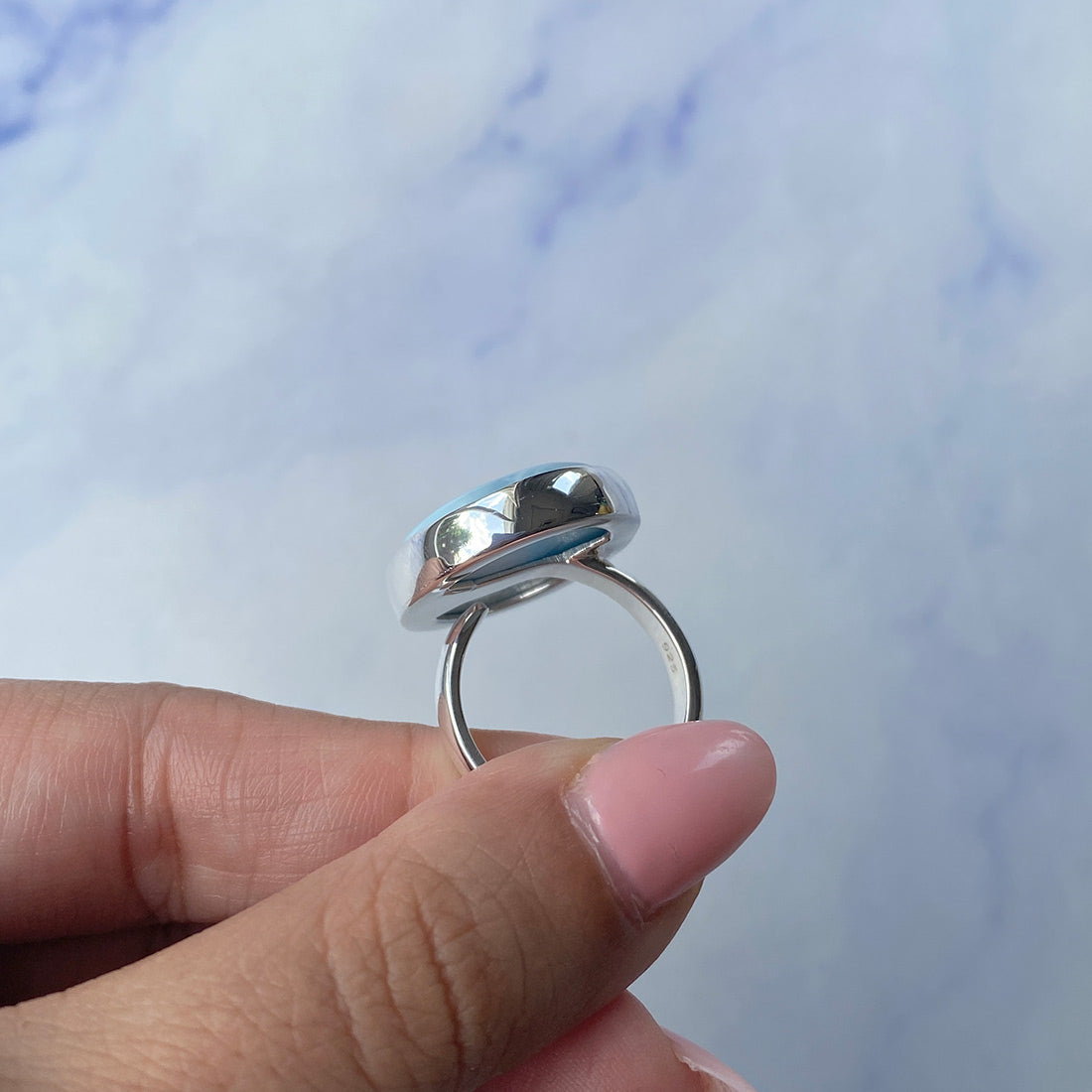 Larimar Adjustable Ring-(LAR-R-815.)