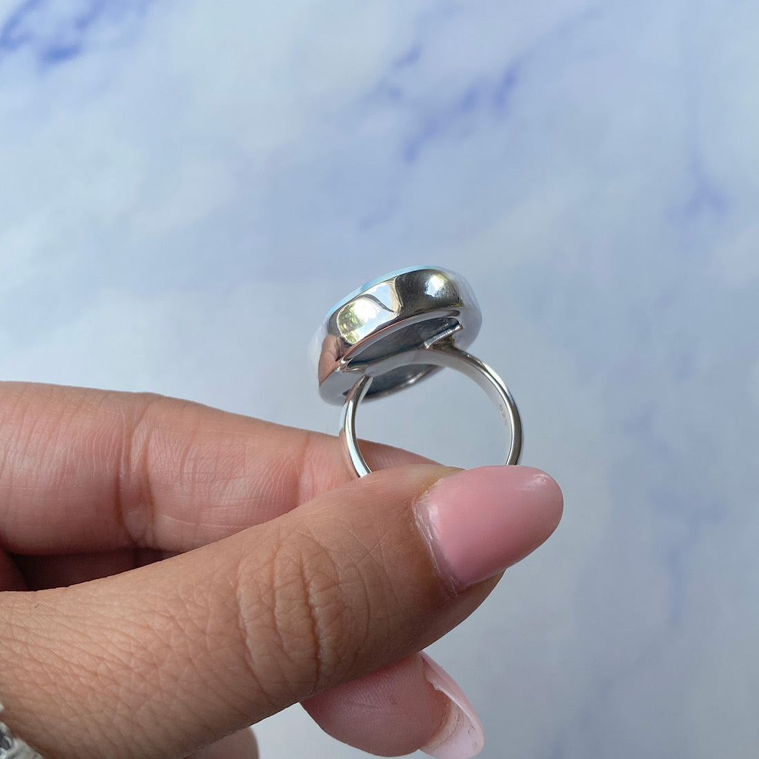 Larimar Adjustable Ring-(LAR-R-820.)