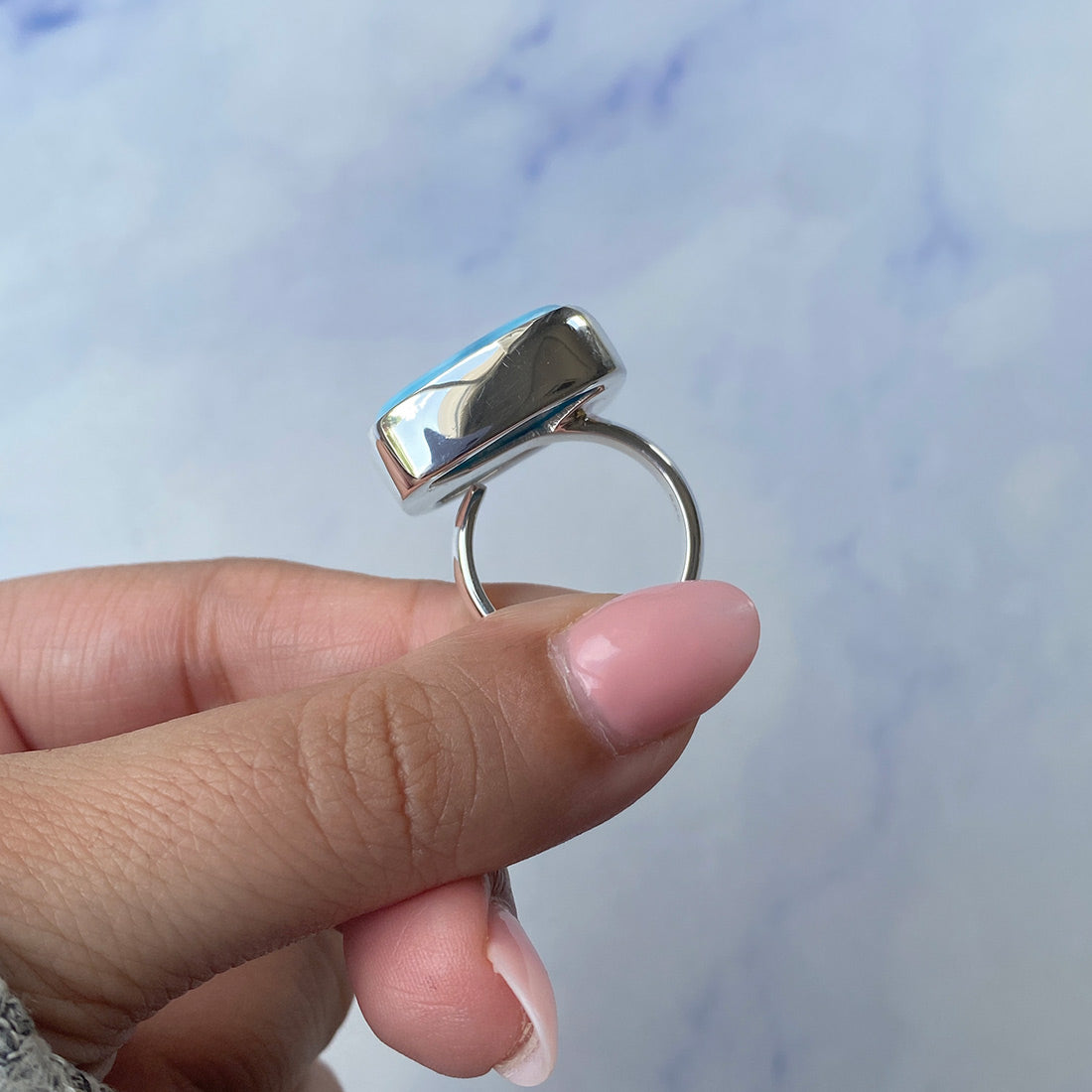 Larimar Adjustable Ring-(LAR-R-821.)