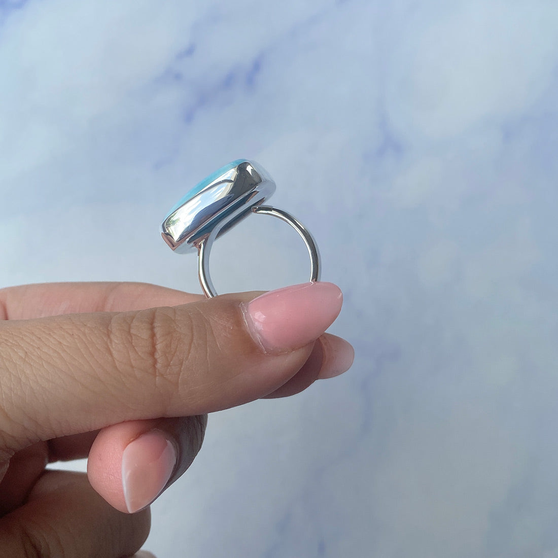 Larimar Adjustable Ring-(LAR-R-835.)