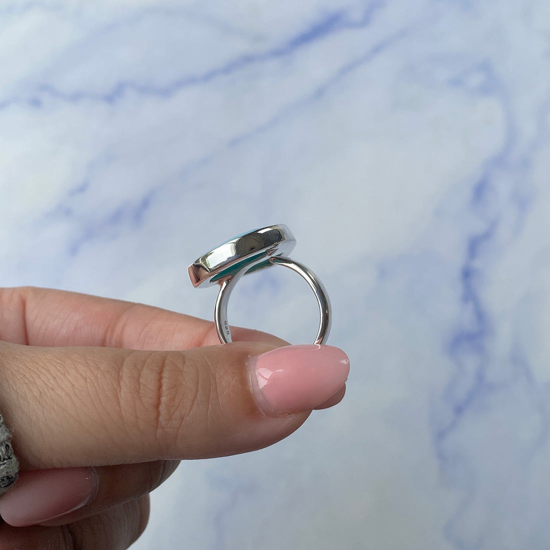 Larimar Adjustable Ring-(LAR-R-848.)