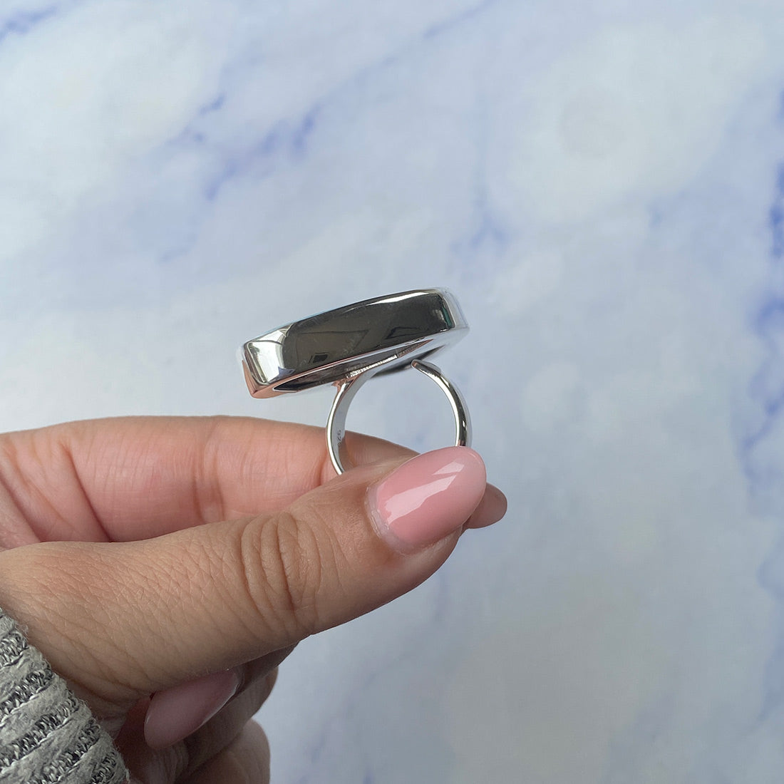 Larimar Adjustable Ring-(LAR-R-869.)