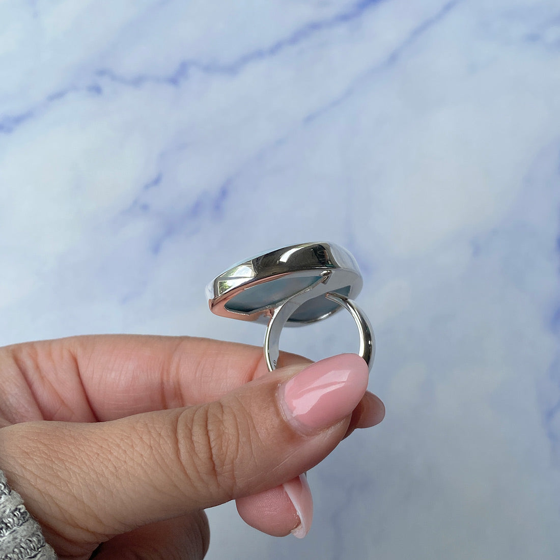 Larimar Adjustable Ring-(LAR-R-871.)