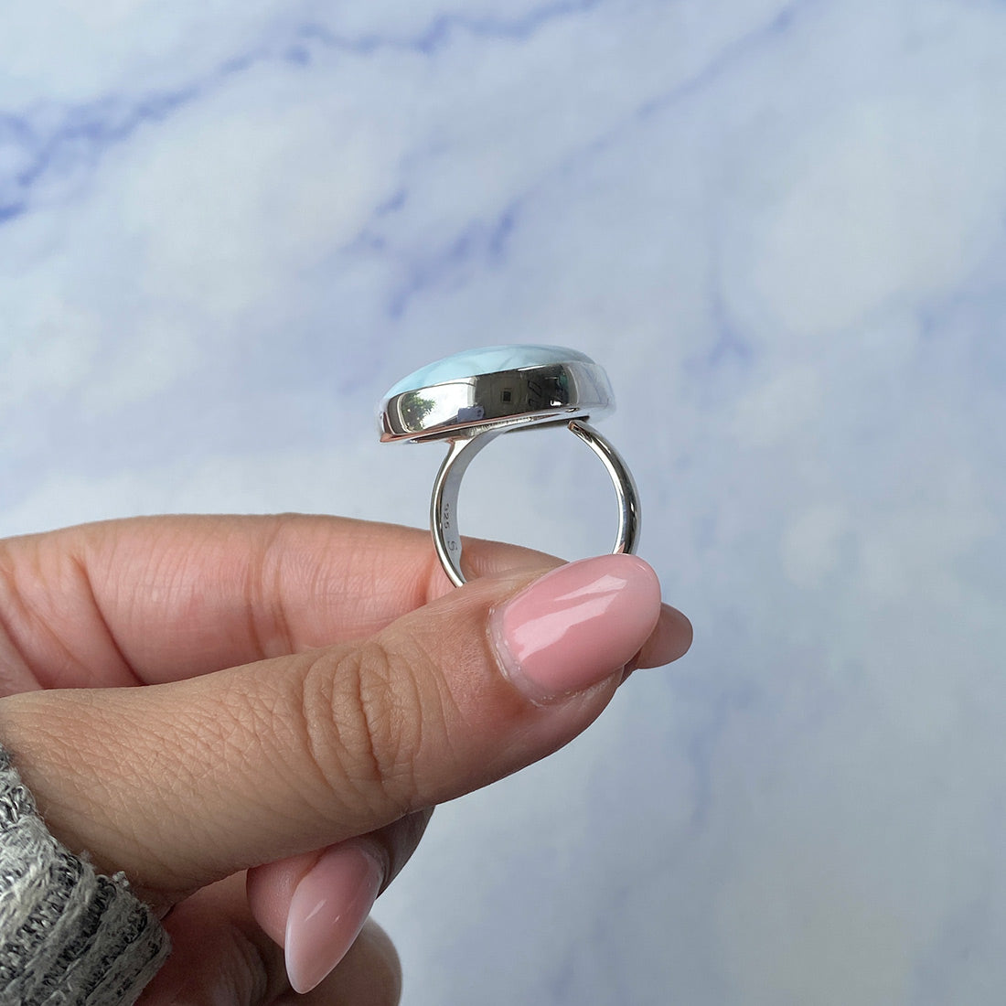 Larimar Adjustable Ring-(LAR-R-900.)