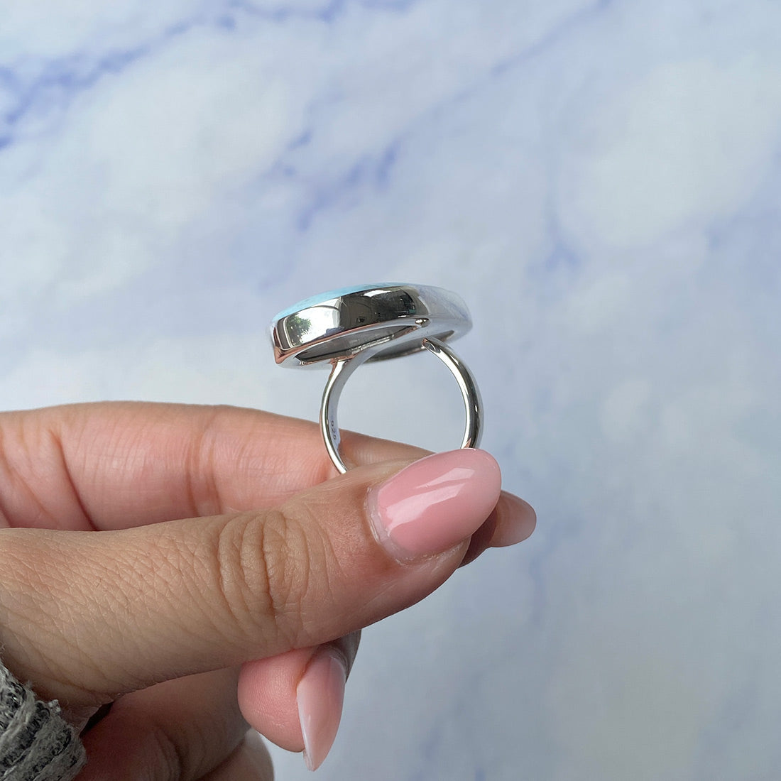 Larimar Adjustable Ring-(LAR-R-903.)