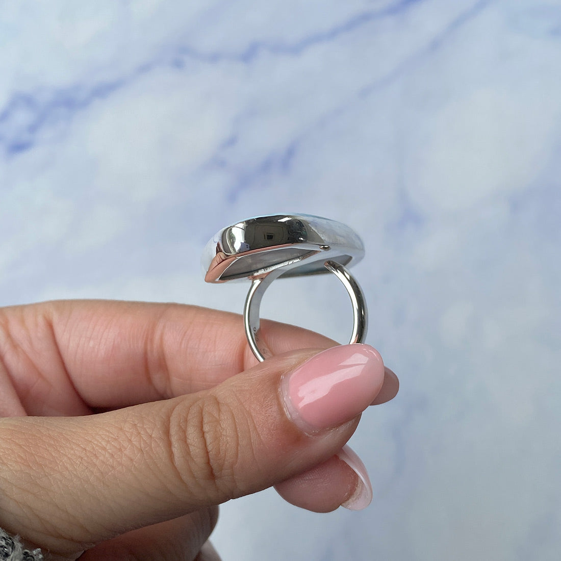 Larimar Adjustable Ring-(LAR-R-907.)