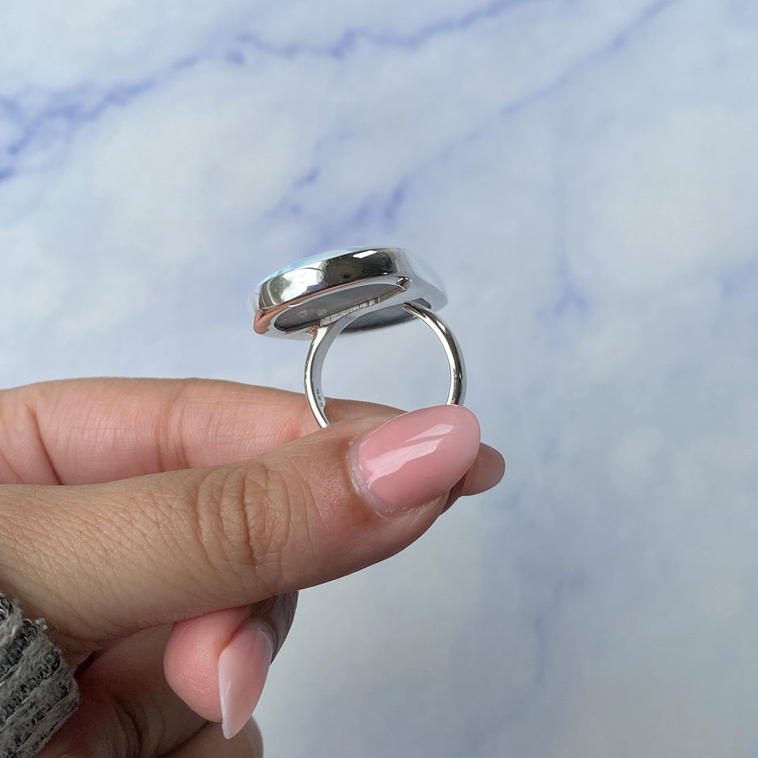 Larimar Adjustable Ring-(LAR-R-911.)