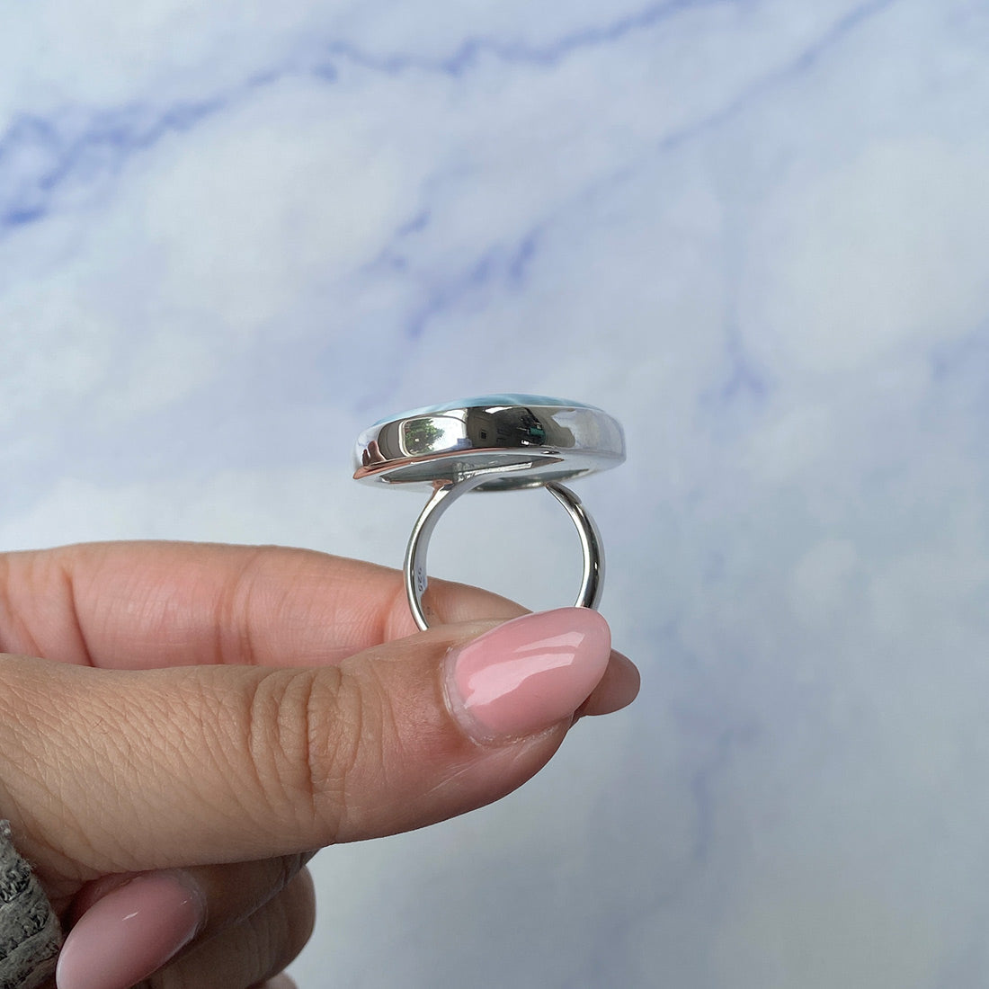 Larimar Adjustable Ring-(LAR-R-912.)