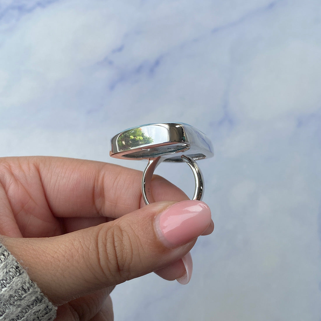 Larimar Adjustable Ring-(LAR-R-924.)