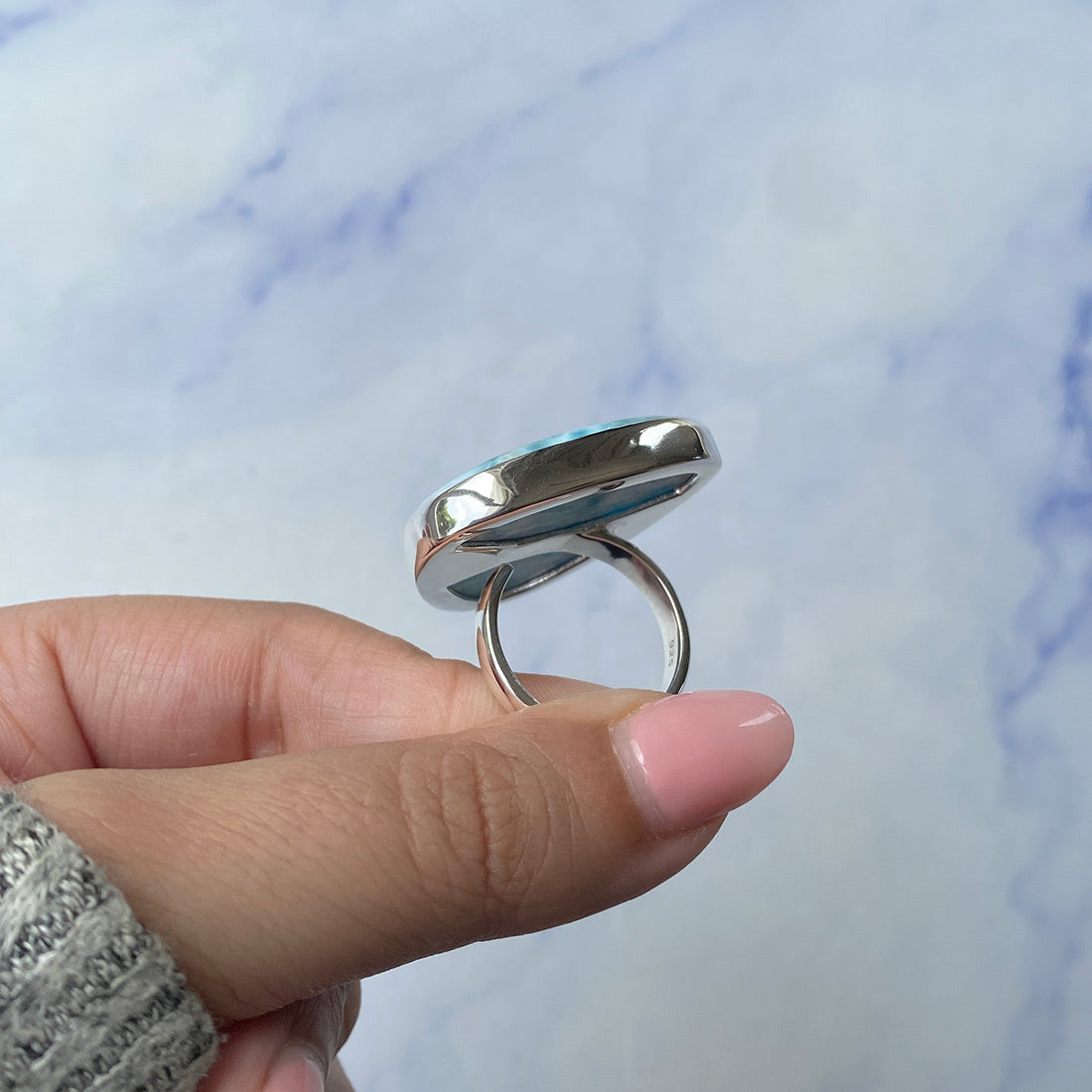 Larimar Adjustable Ring-(LAR-R-930.)