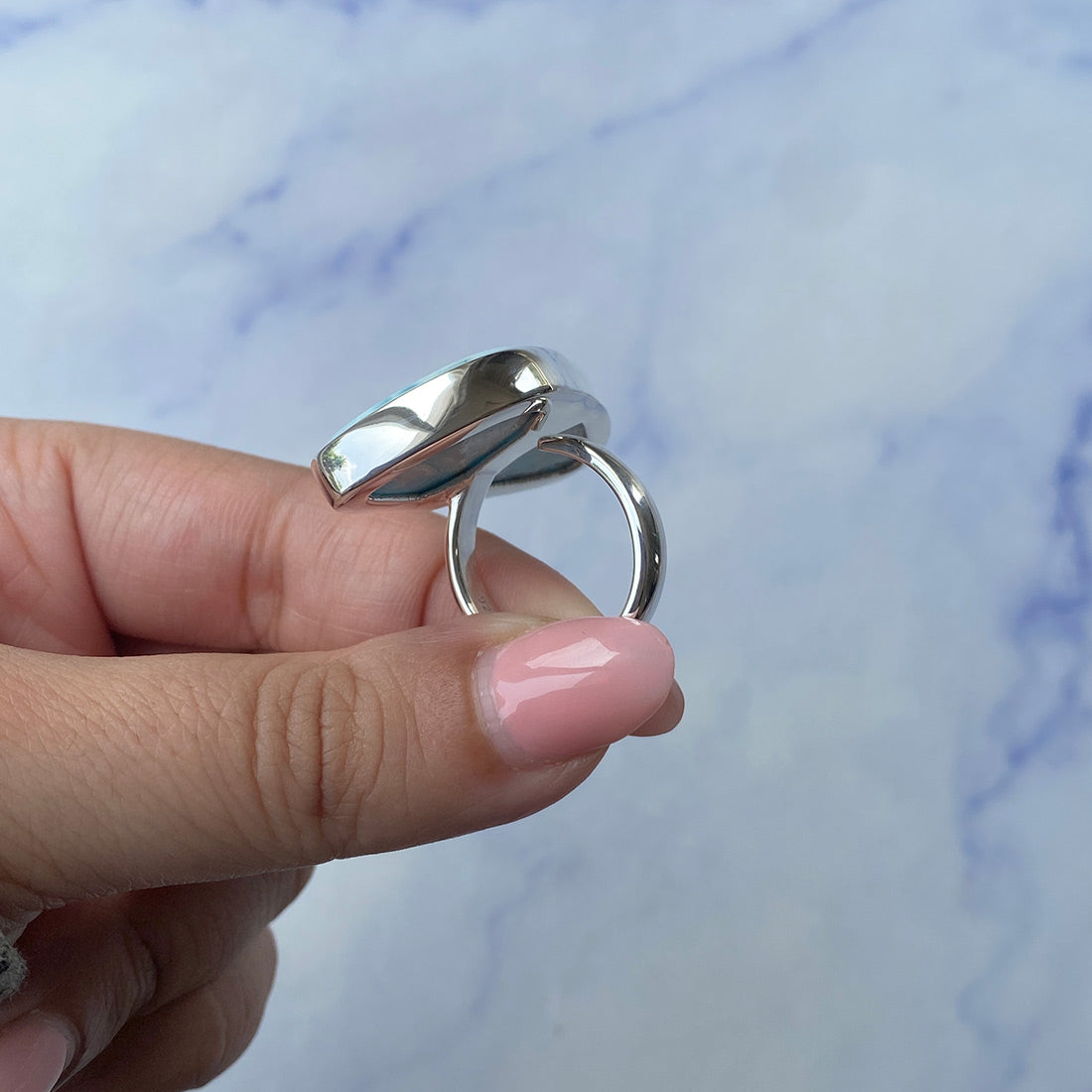 Larimar Adjustable Ring-(LAR-R-942.)