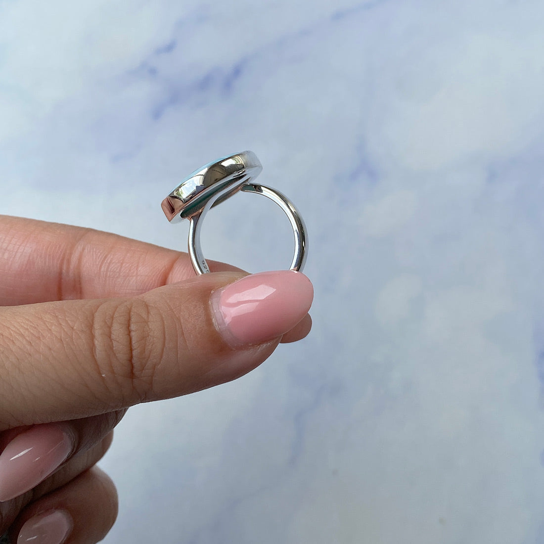 Larimar Adjustable Ring-(LAR-R-960.)