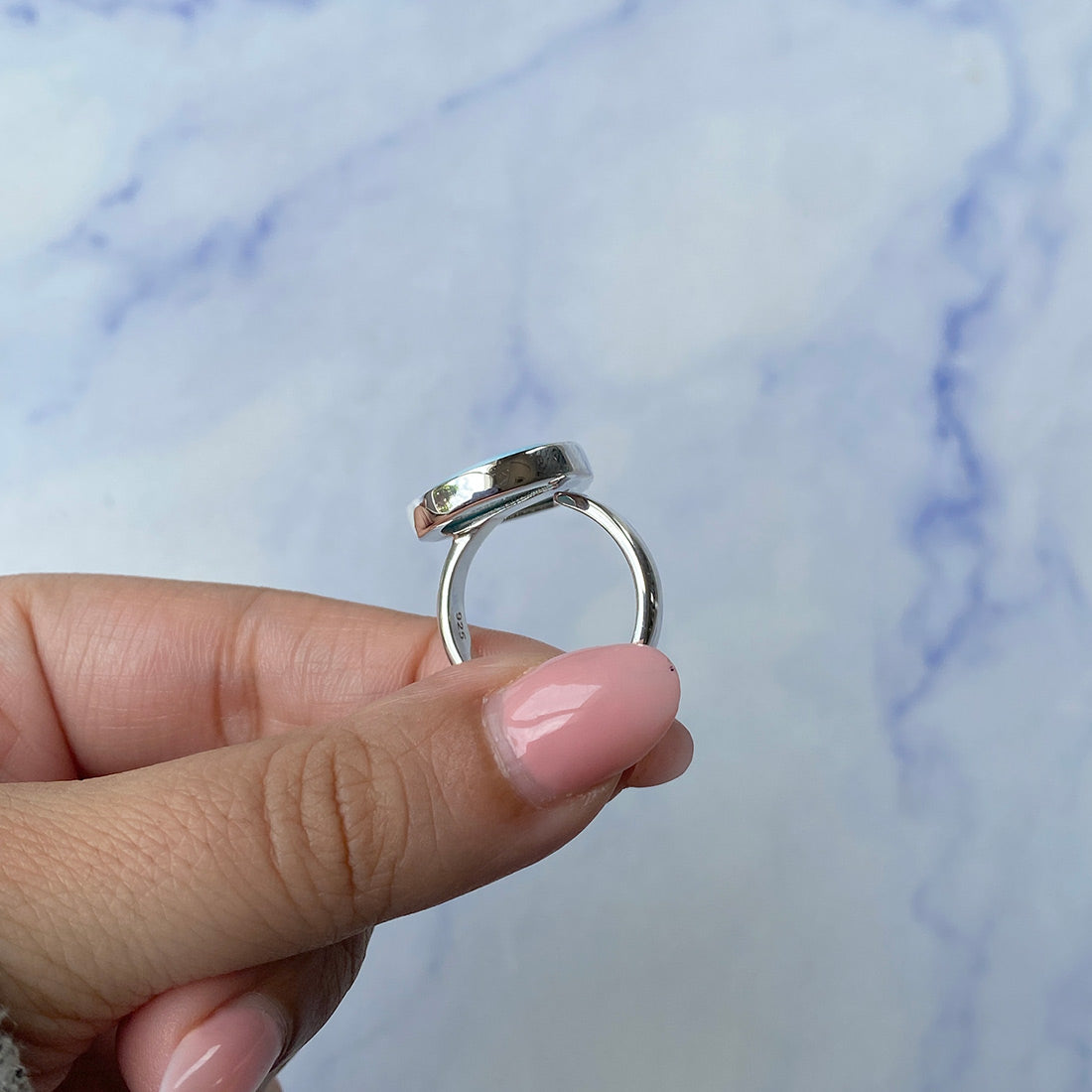 Larimar Adjustable Ring-(LAR-R-978.)