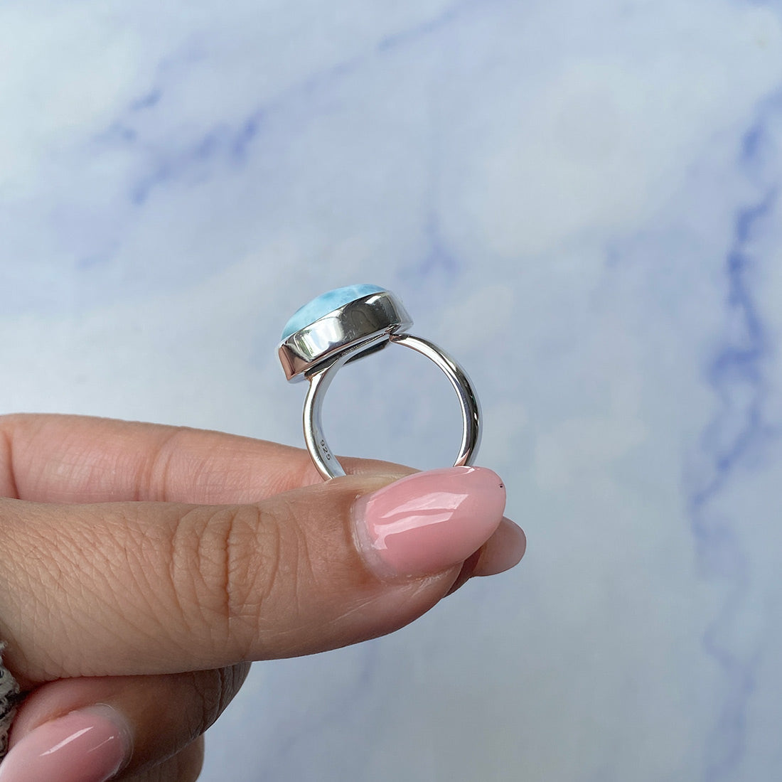 Larimar Adjustable Ring-(LAR-R-986.)