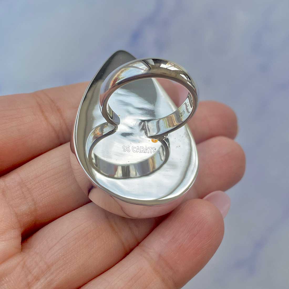 Larimar Adjustable Ring-(LAR-R-99.)