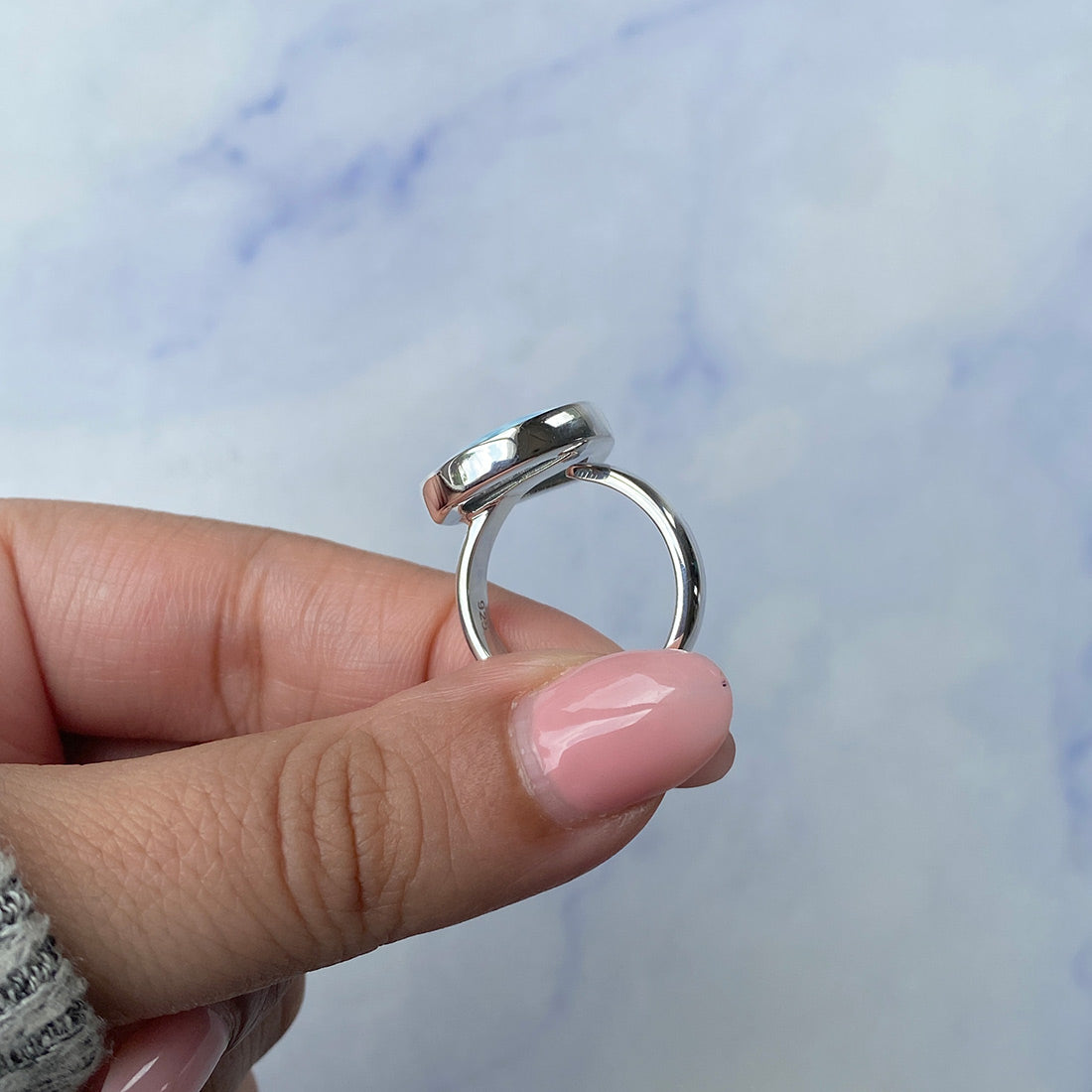 Larimar Adjustable Ring-(LAR-R-991.)