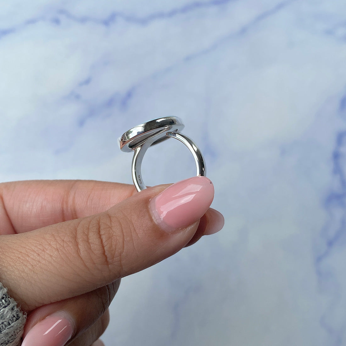 Larimar Adjustable Ring-(LAR-R-995.)