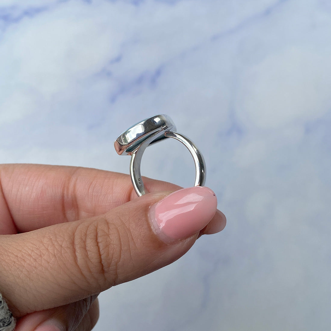 Larimar Adjustable Ring-(LAR-R-998.)