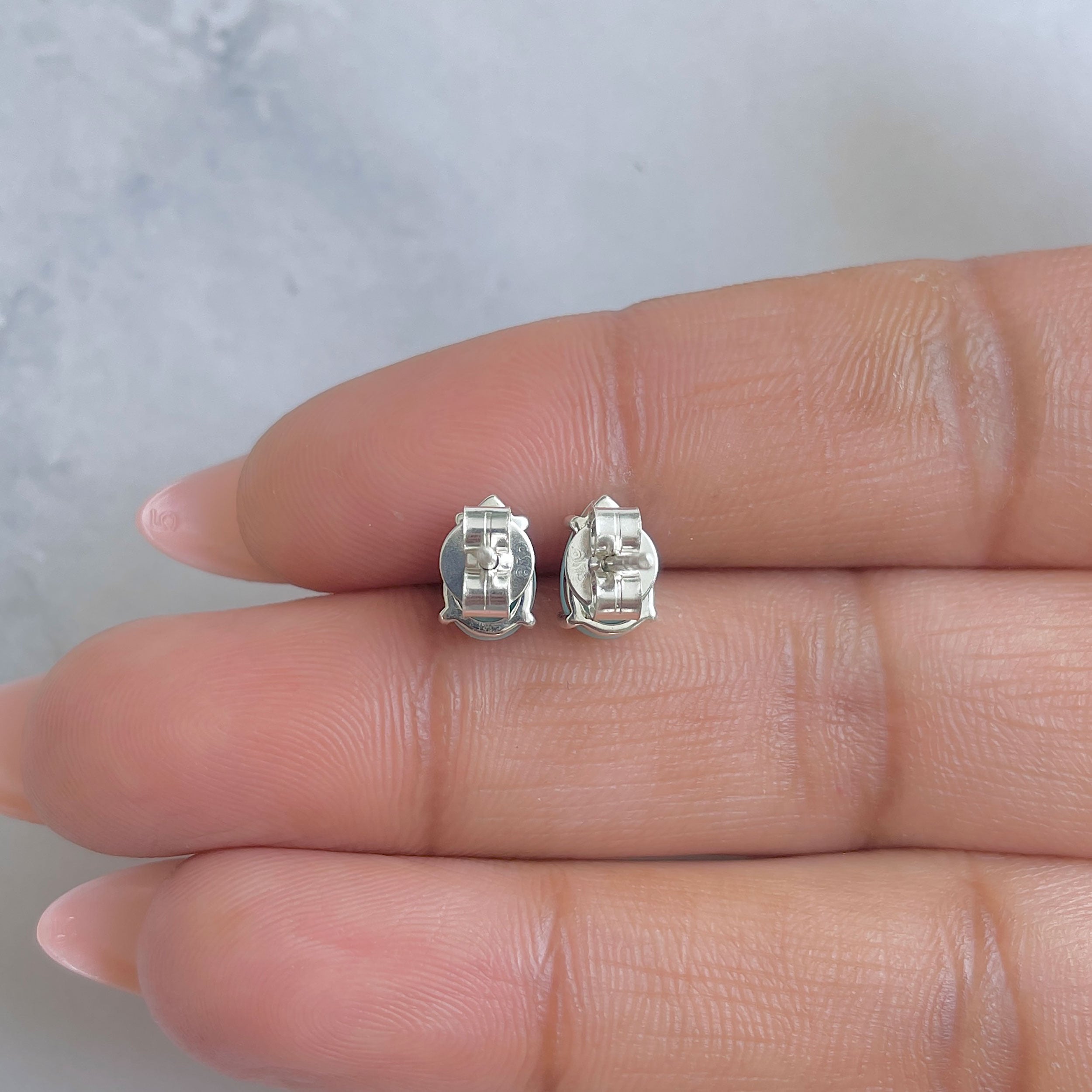 Larimar Earring-(LAR-RDE-1207.)