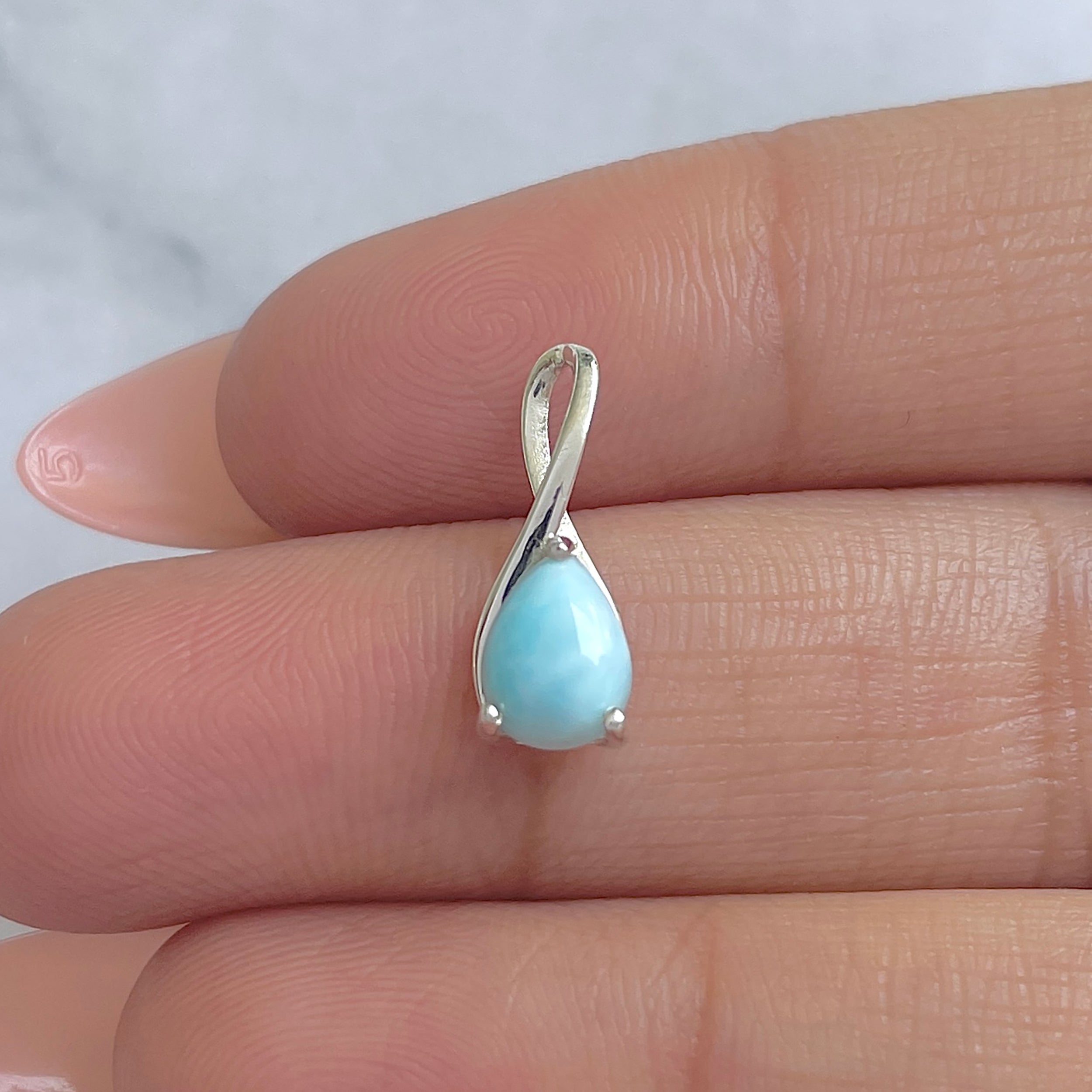Larimar Pendant-(LAR-RDP-207.)