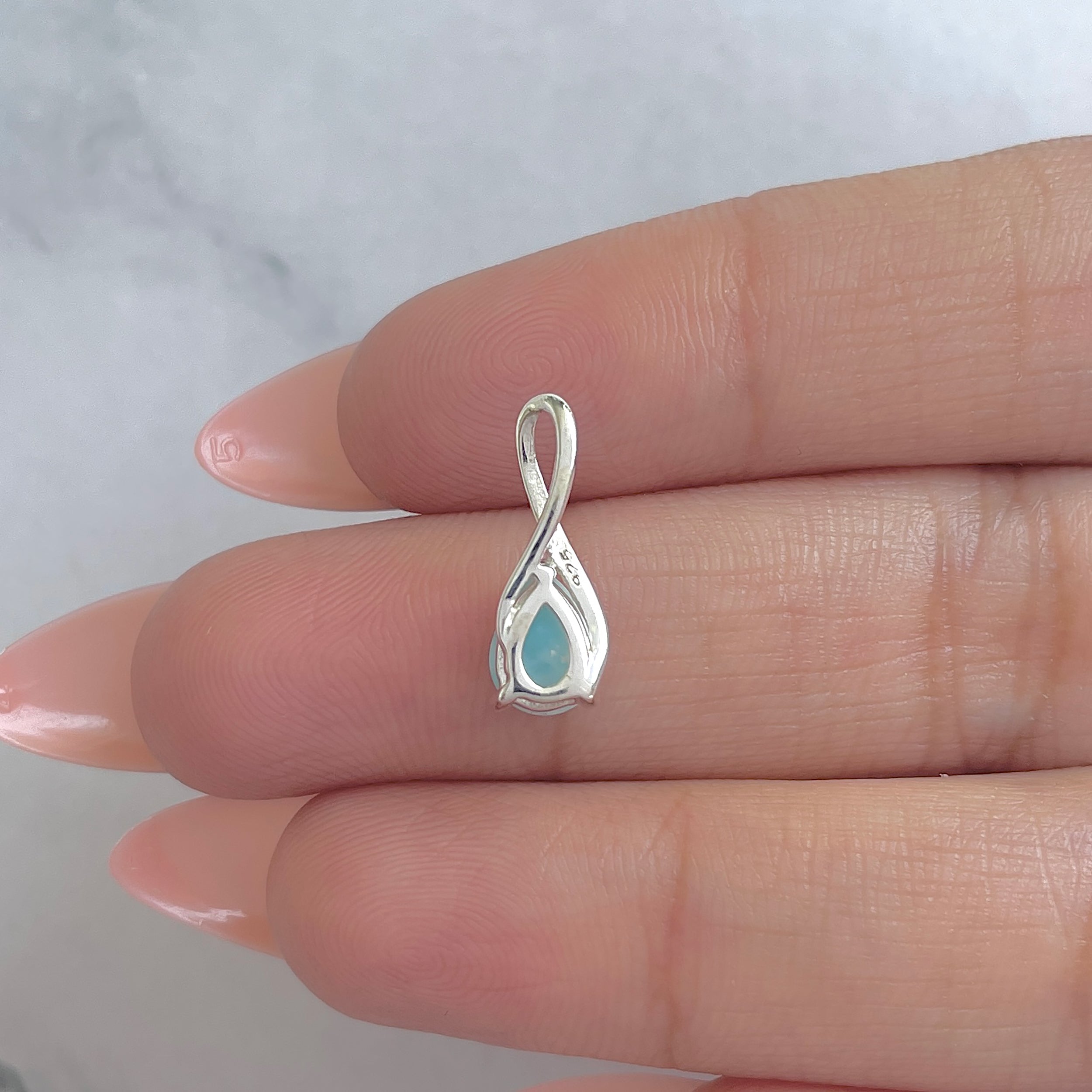Larimar Pendant-(LAR-RDP-207.)