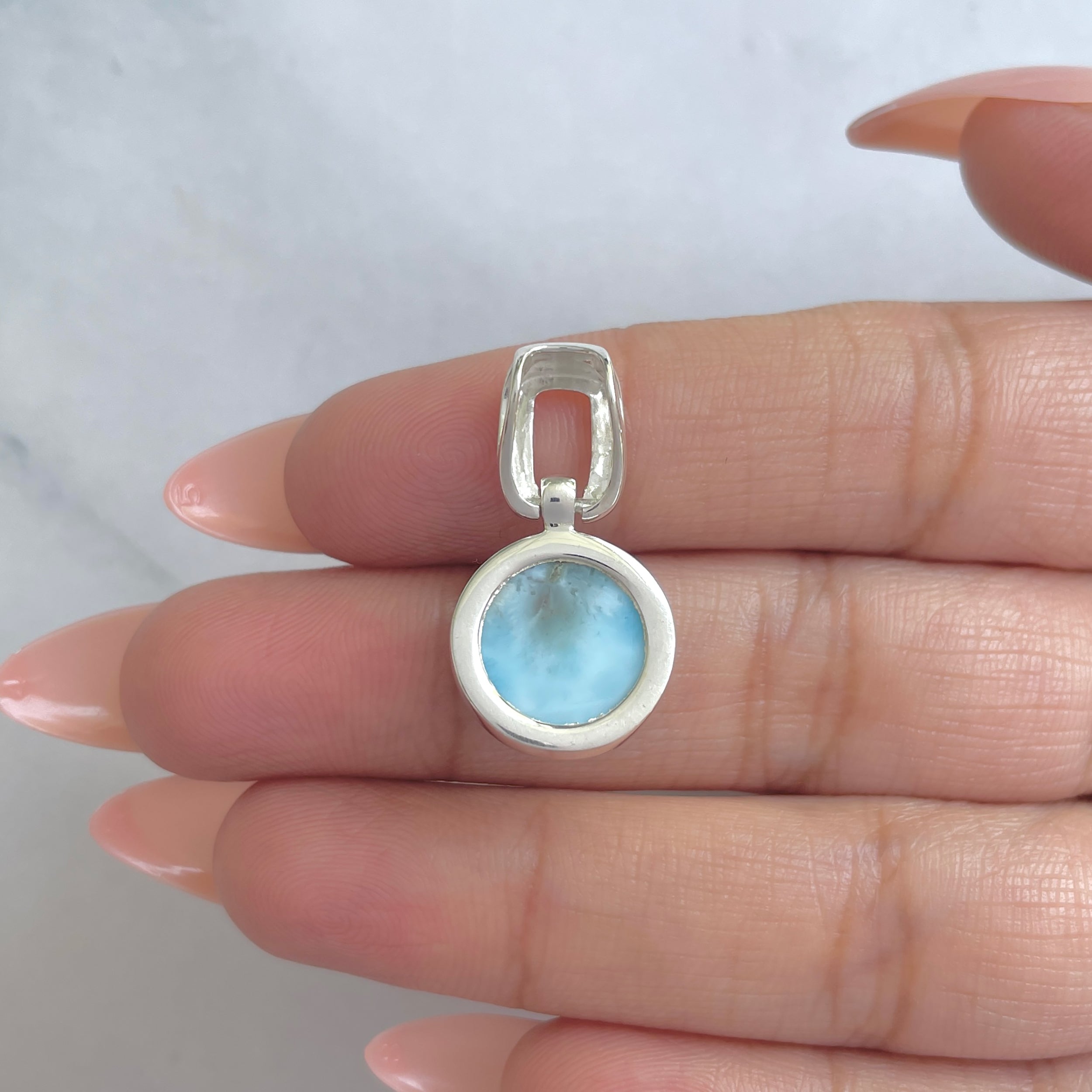 Larimar Pendant-(LAR-RDP-44.)