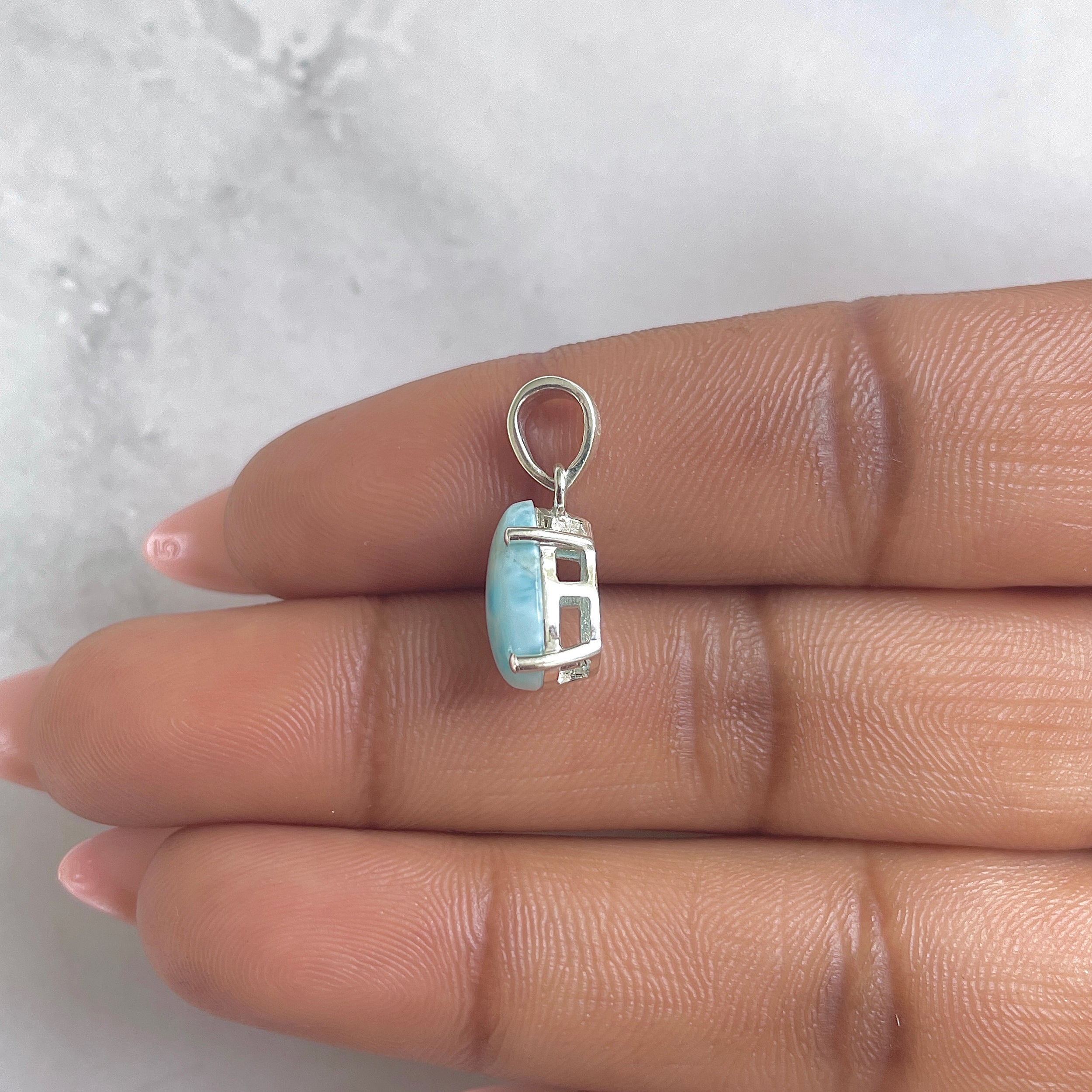 Larimar Pendant-(LAR-RDP-484.)