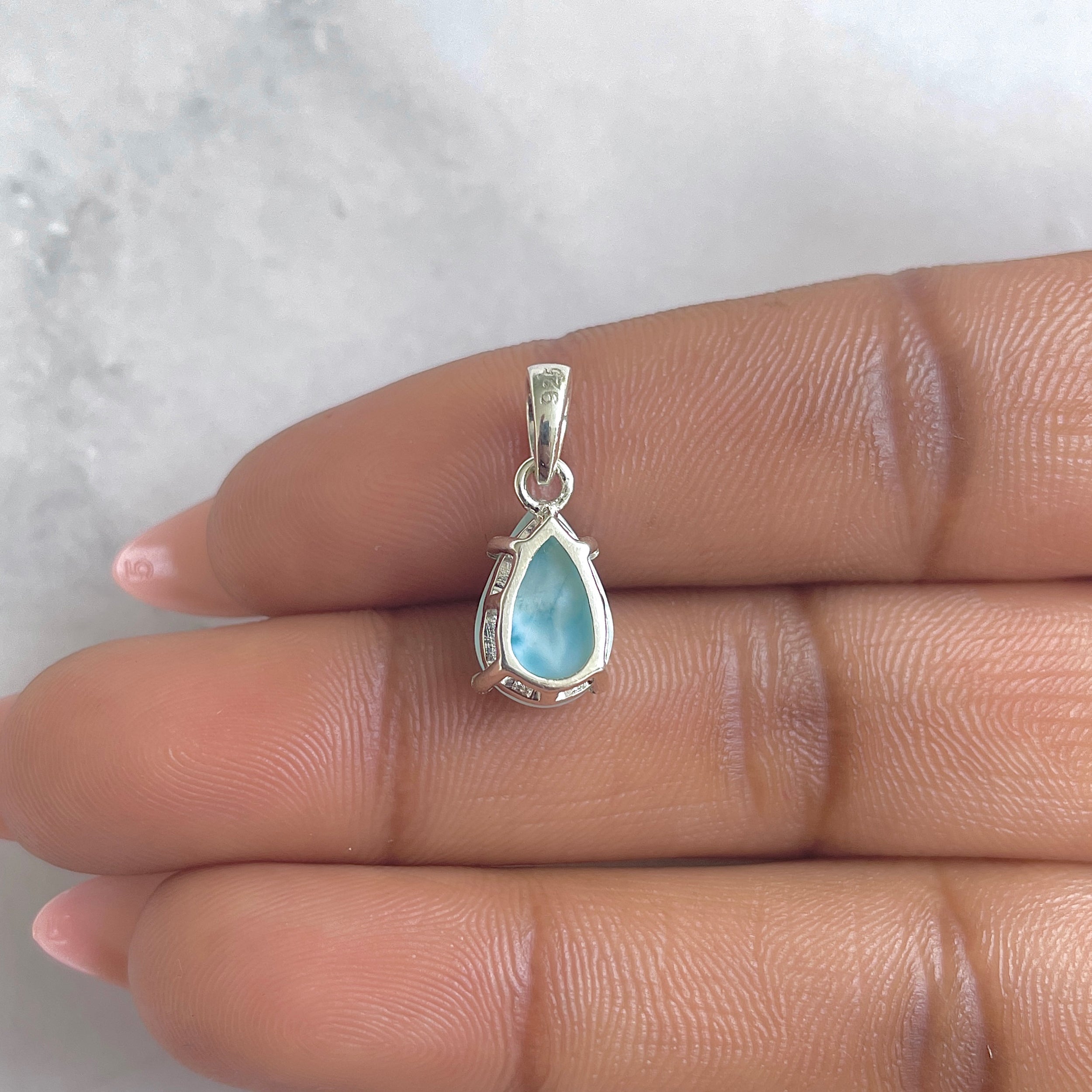 Larimar Pendant-(LAR-RDP-484.)