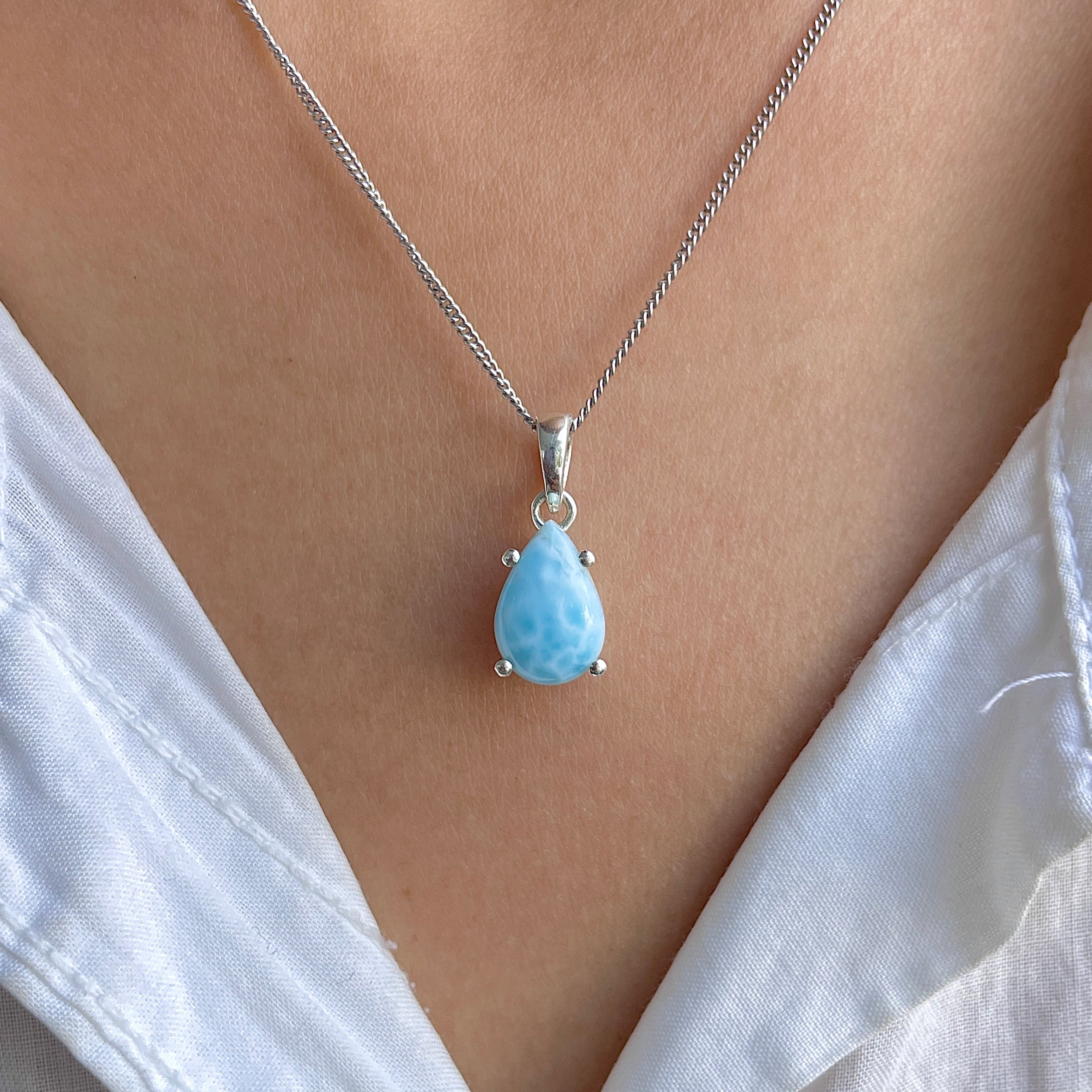 Larimar Pendant-(LAR-RDP-484.)