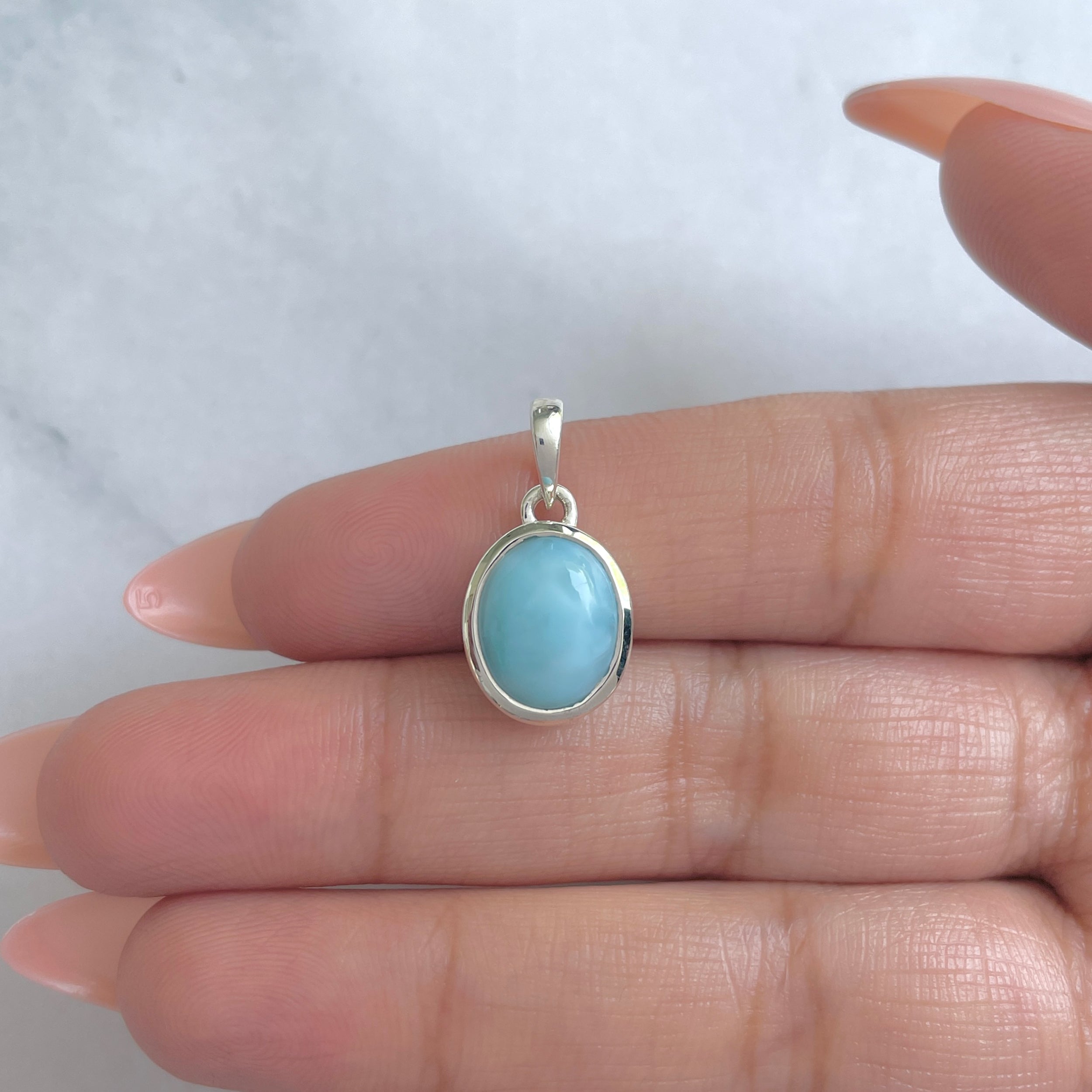 Larimar Pendant-(LAR-RDP-684.)
