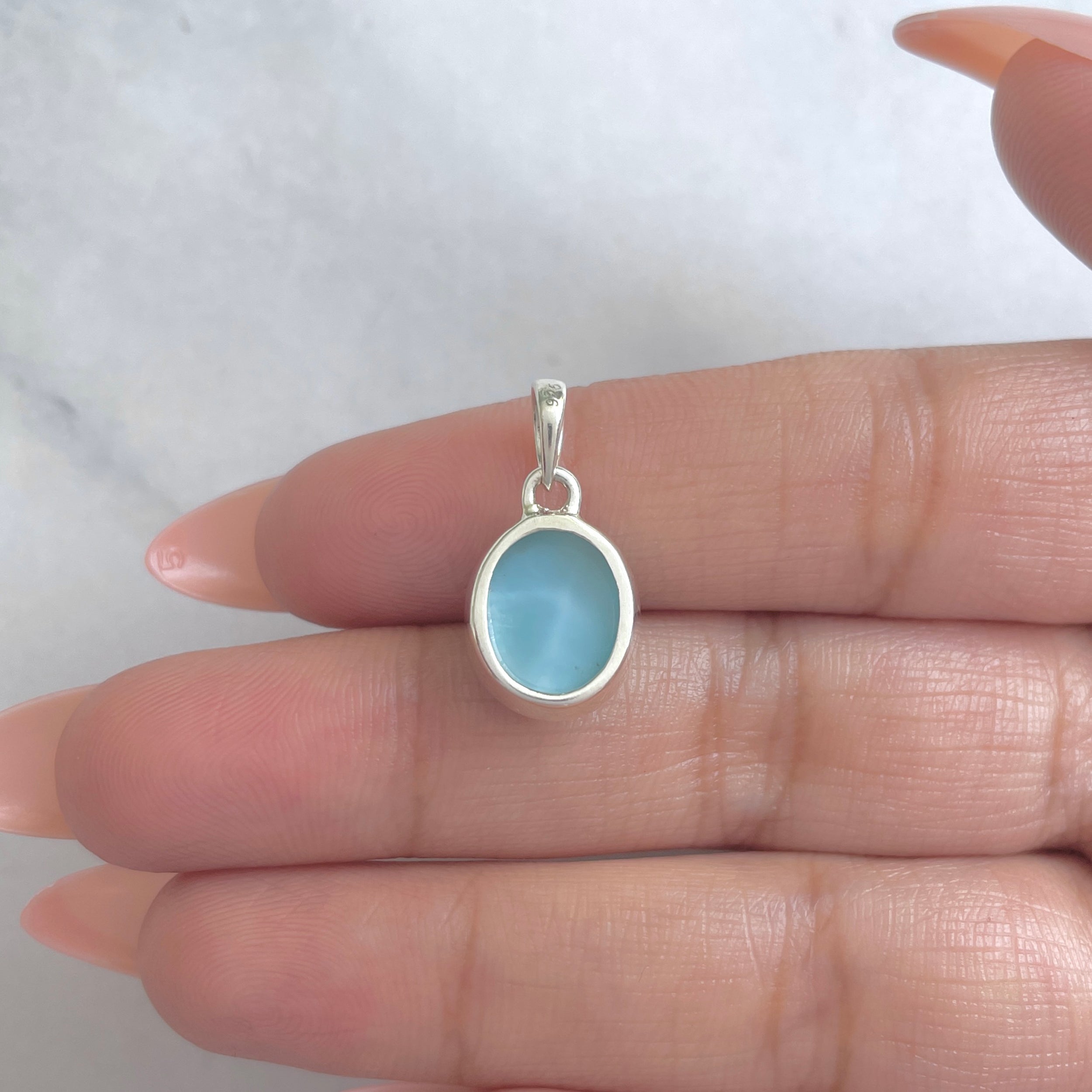 Larimar Pendant-(LAR-RDP-684.)