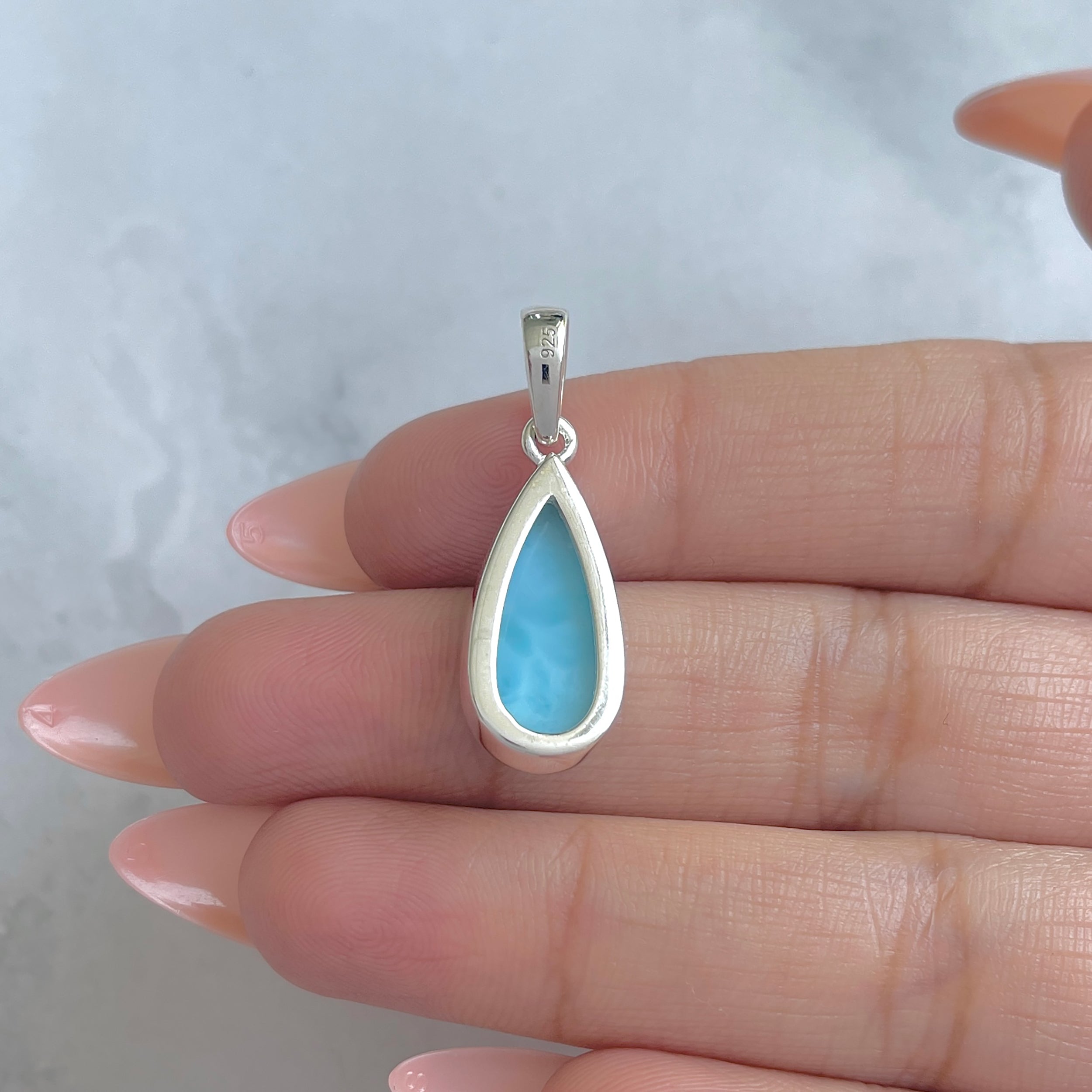 Larimar Pendant-(LAR-RDP-706.)