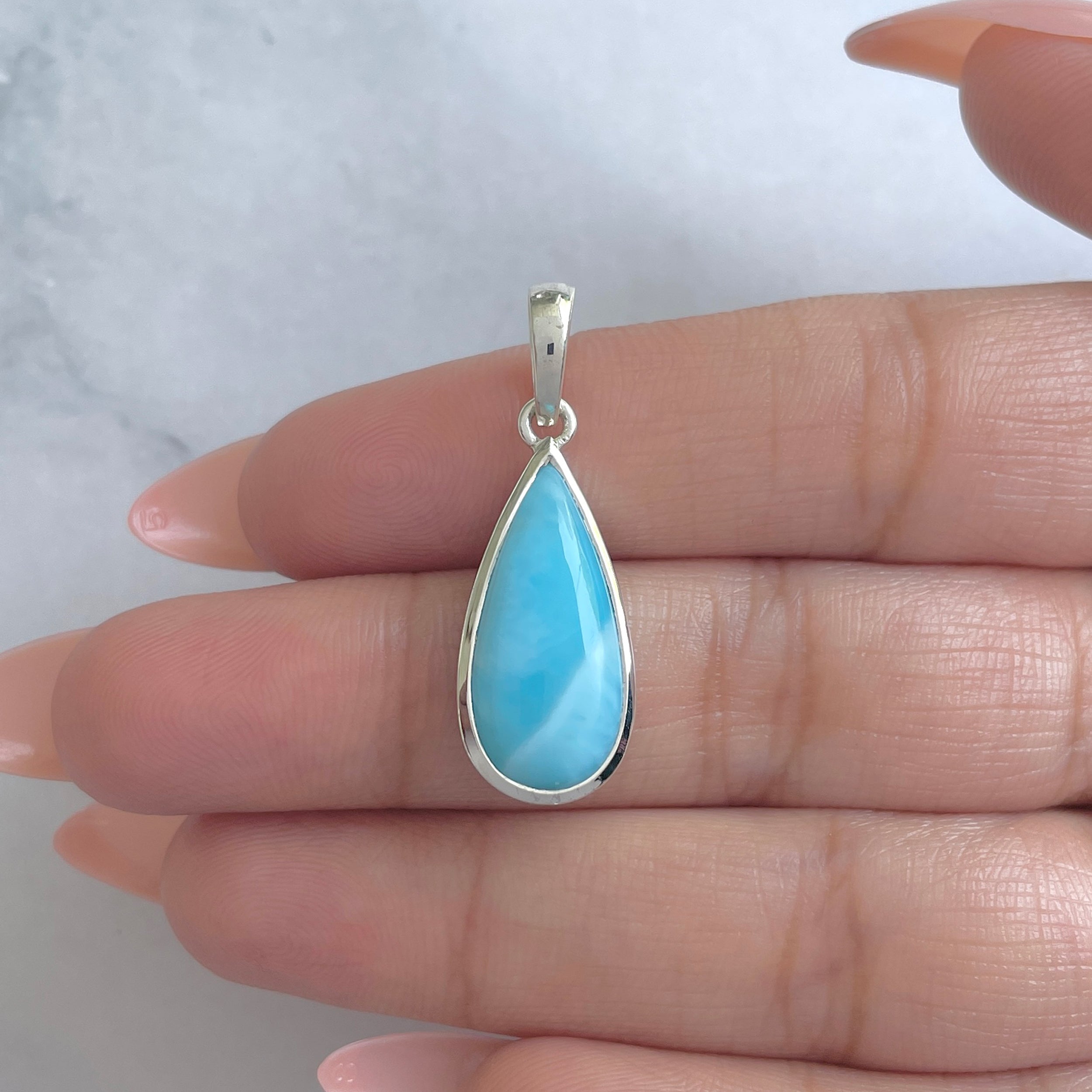 Larimar Pendant-(LAR-RDP-710.)