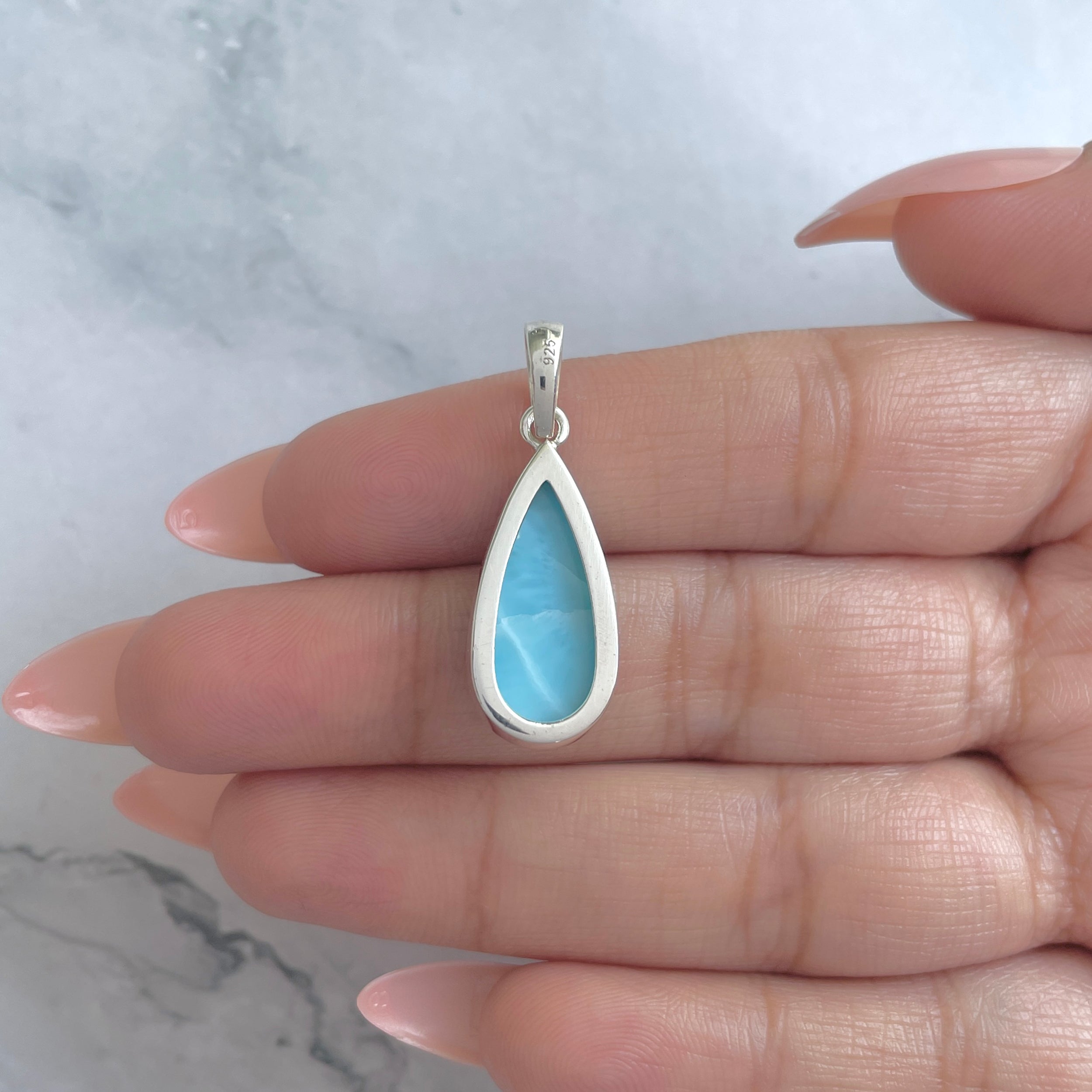Larimar Pendant-(LAR-RDP-710.)