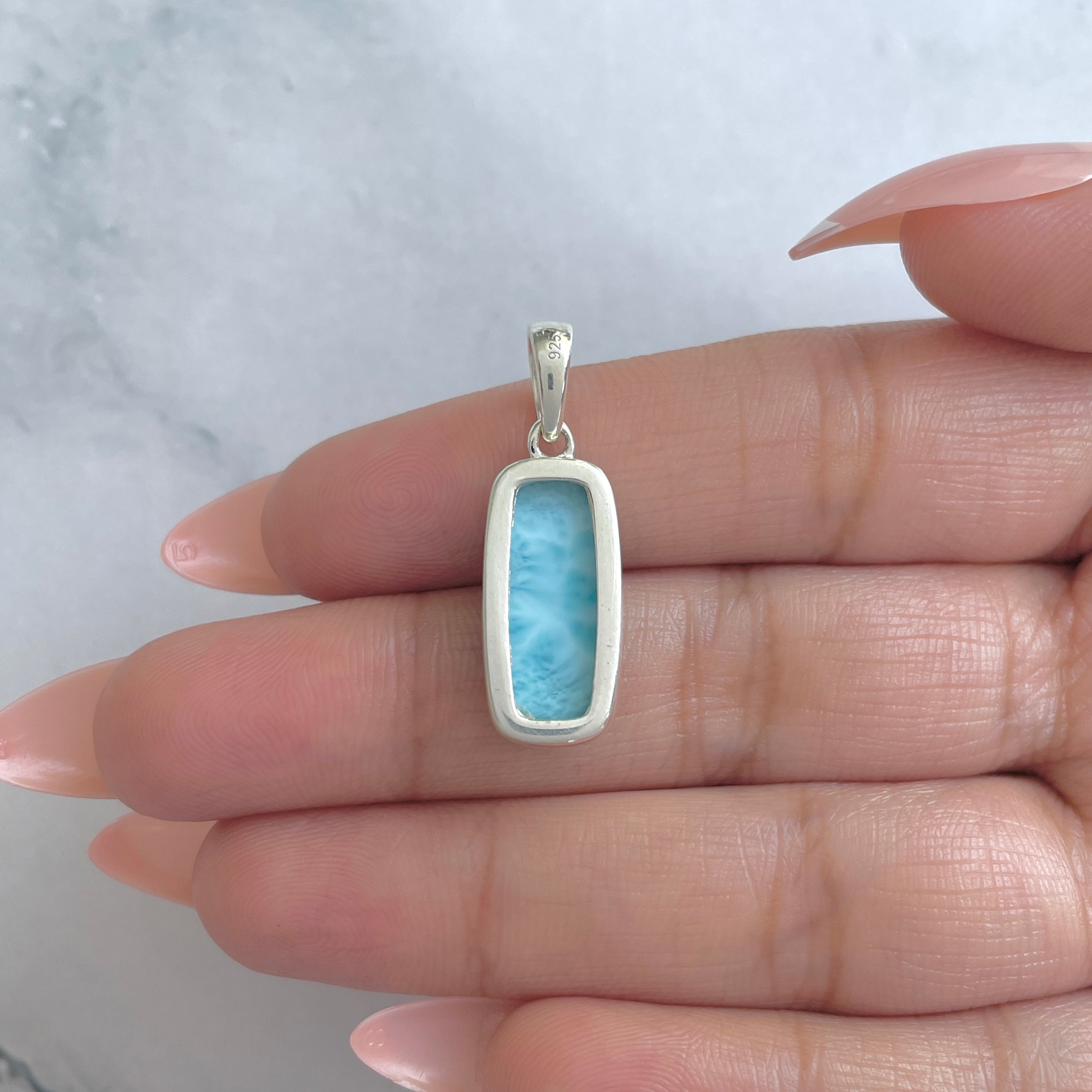 Larimar Pendant-(LAR-RDP-711.)