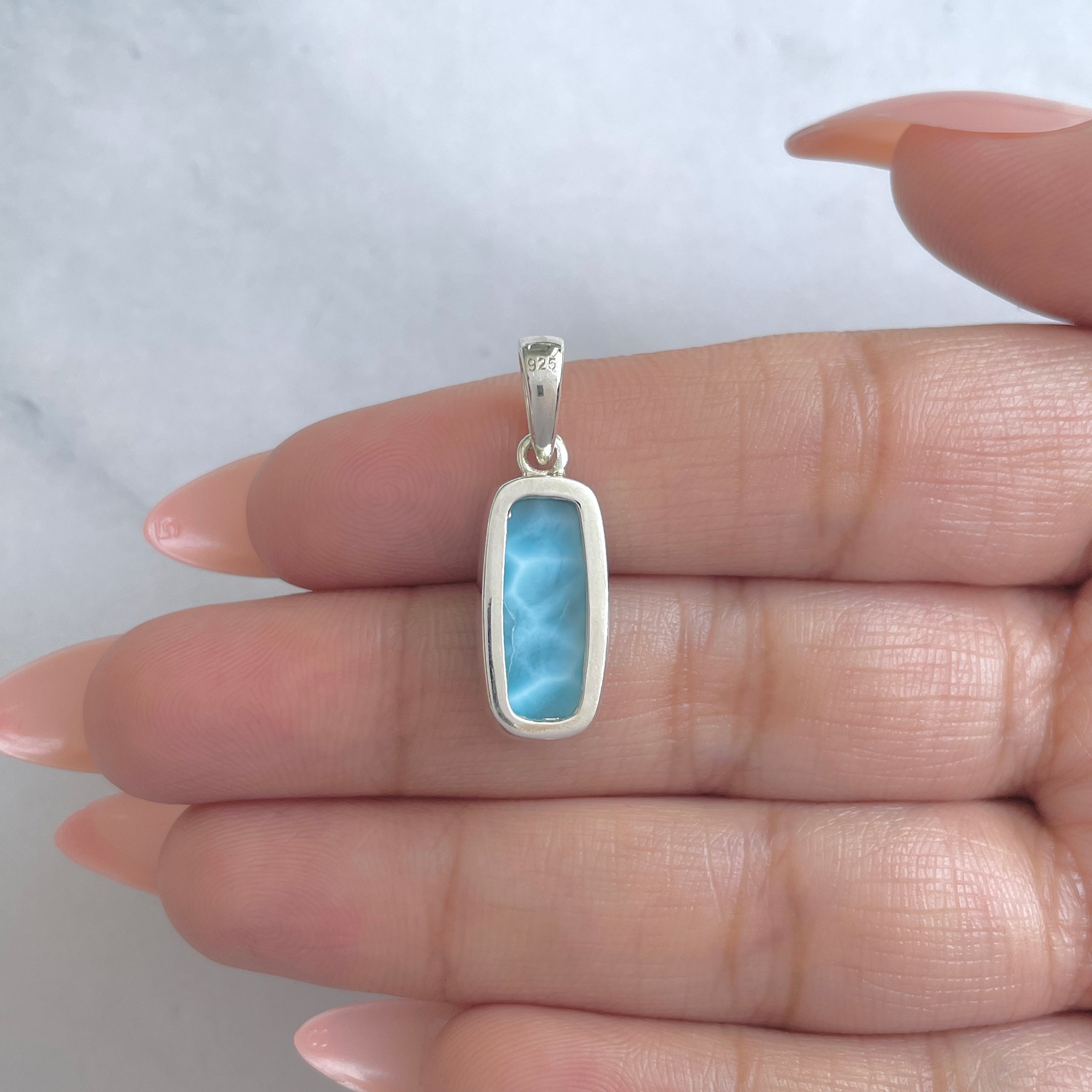 Larimar Pendant-(LAR-RDP-713.)