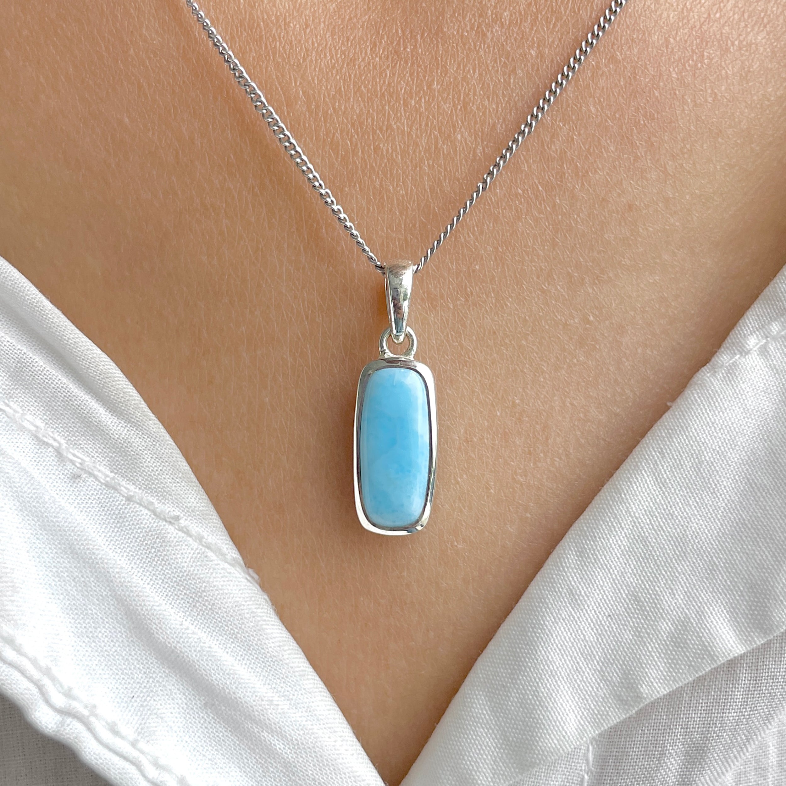 Larimar Pendant-(LAR-RDP-714.)