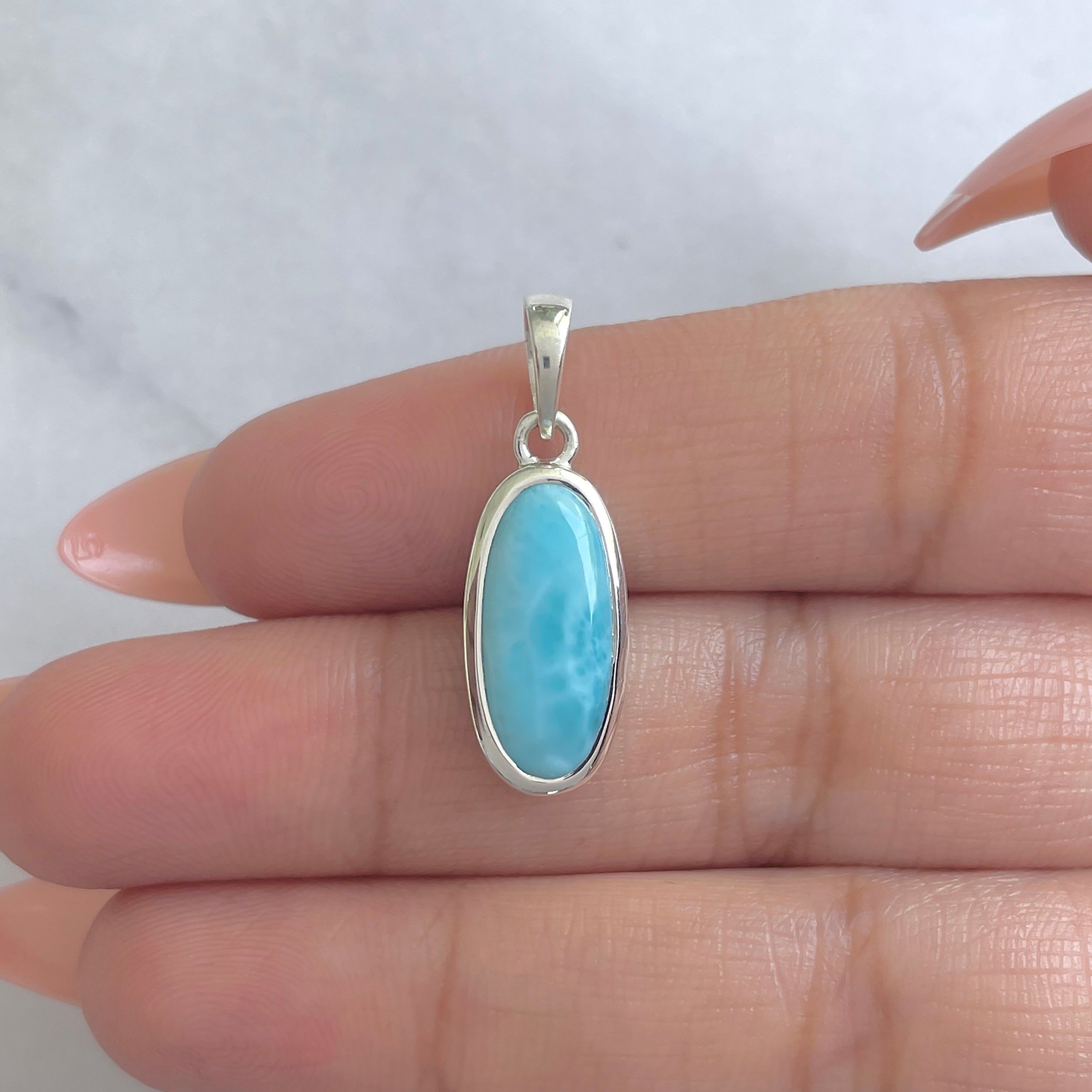 Larimar Pendant-(LAR-RDP-717.)
